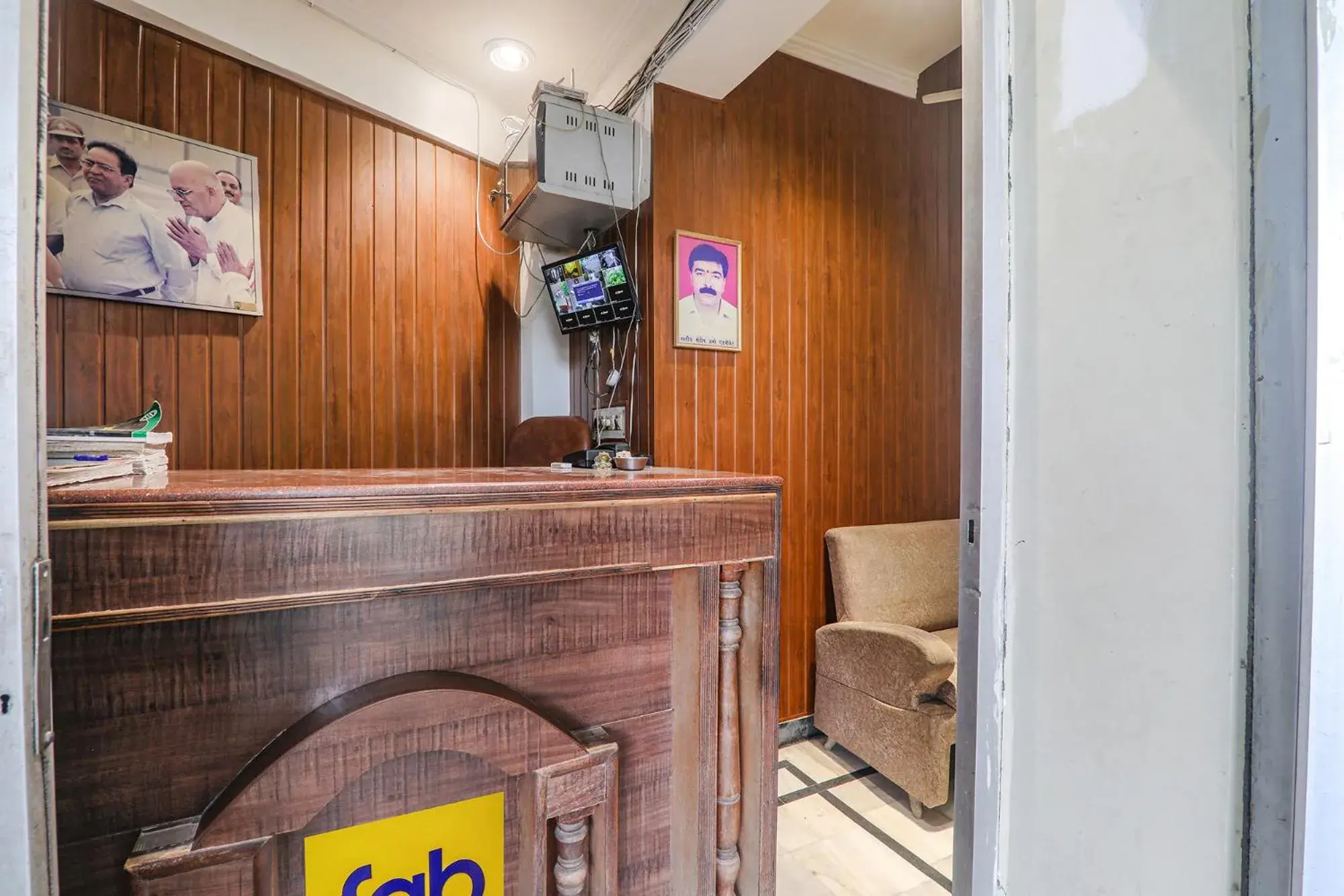 Lobby or reception in FabHotel Bless Inn Lobby or reception in FabHotel Bless Inn