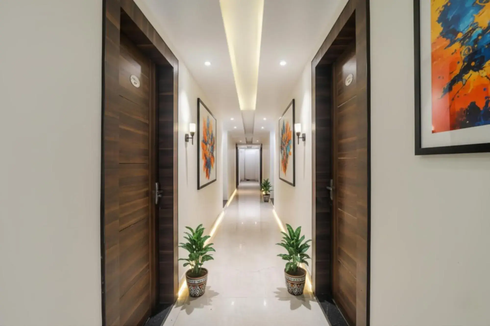 Lobby or reception in FabHotel Bless Inn Lobby or reception in FabHotel Bless Inn