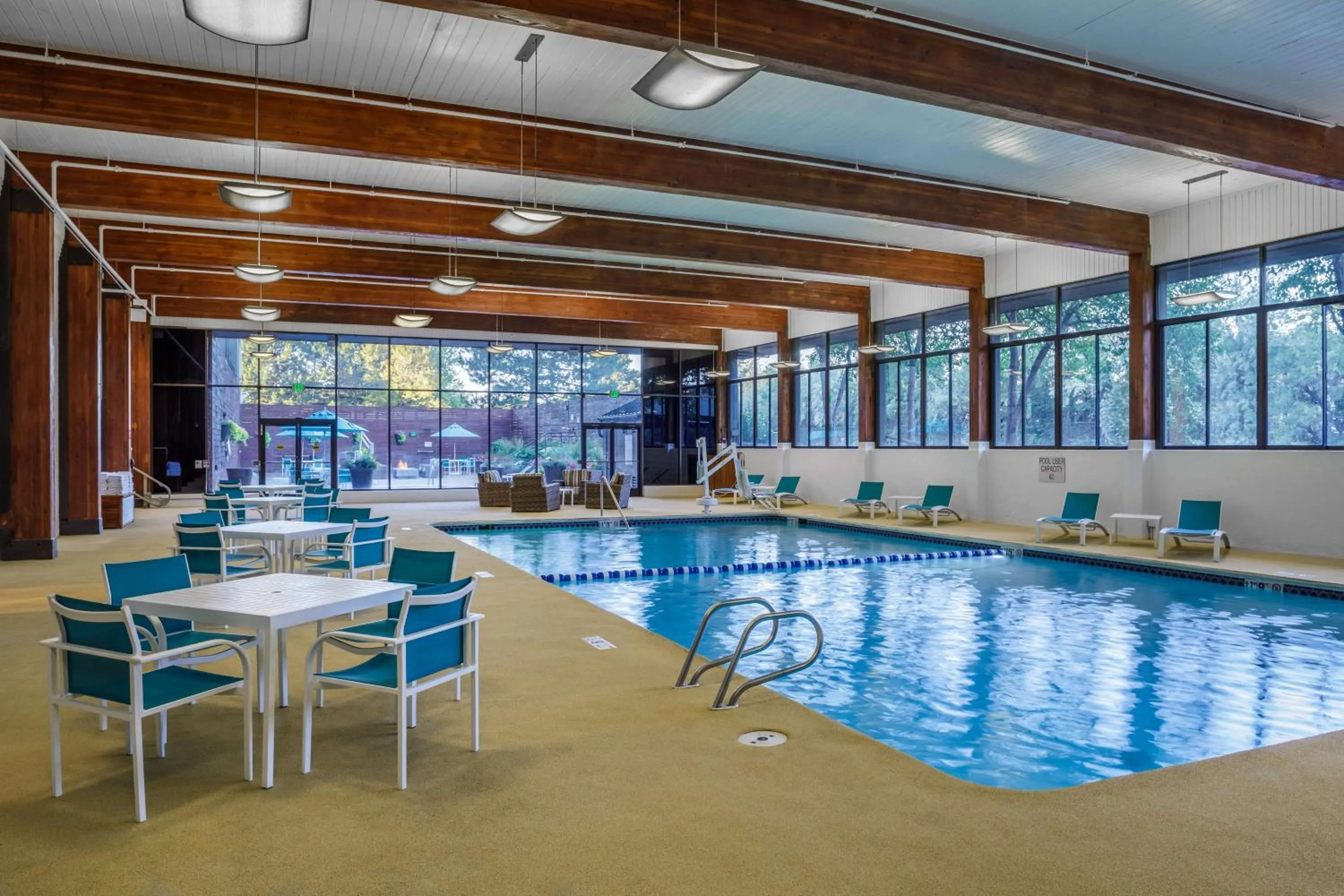 Pool view in DoubleTree by Hilton Hotel Denver