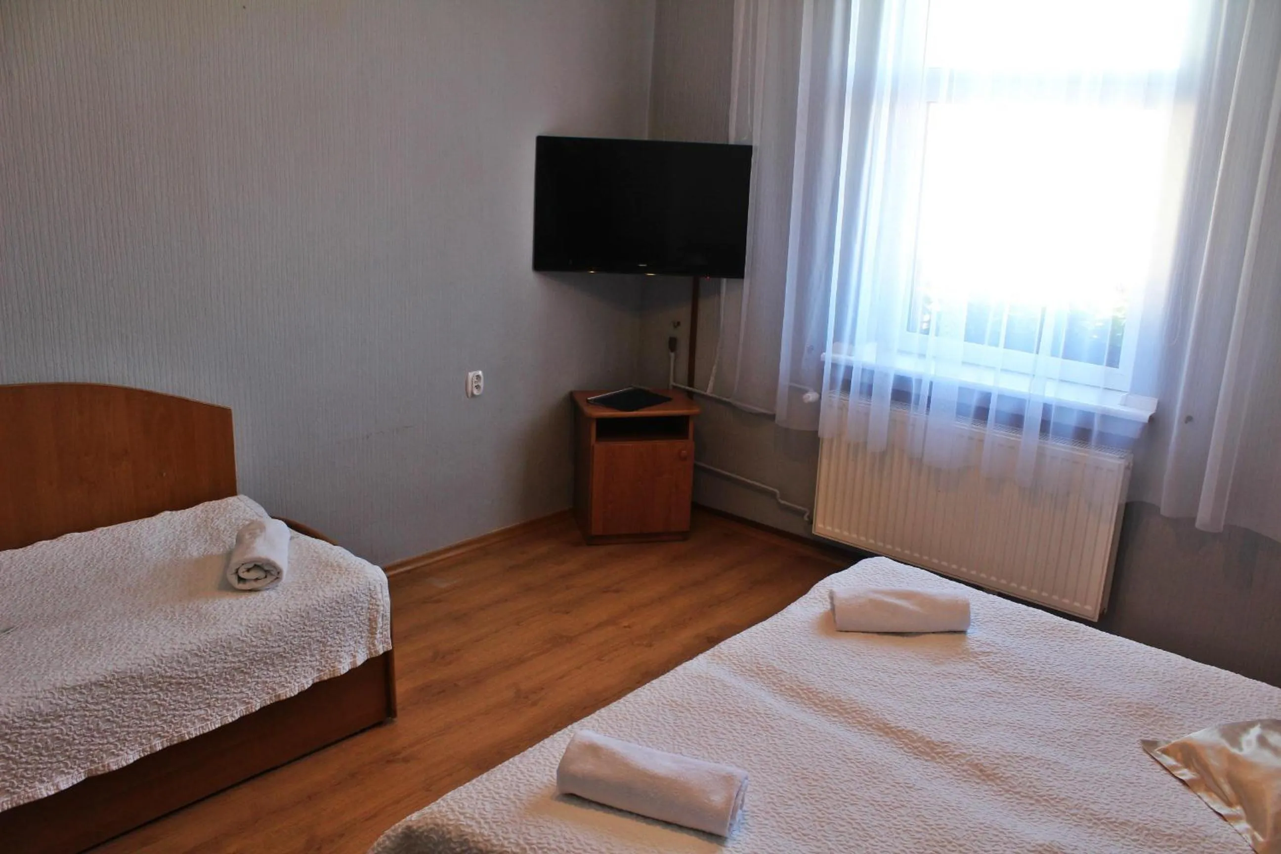 Bed in Hotel Bursztyn