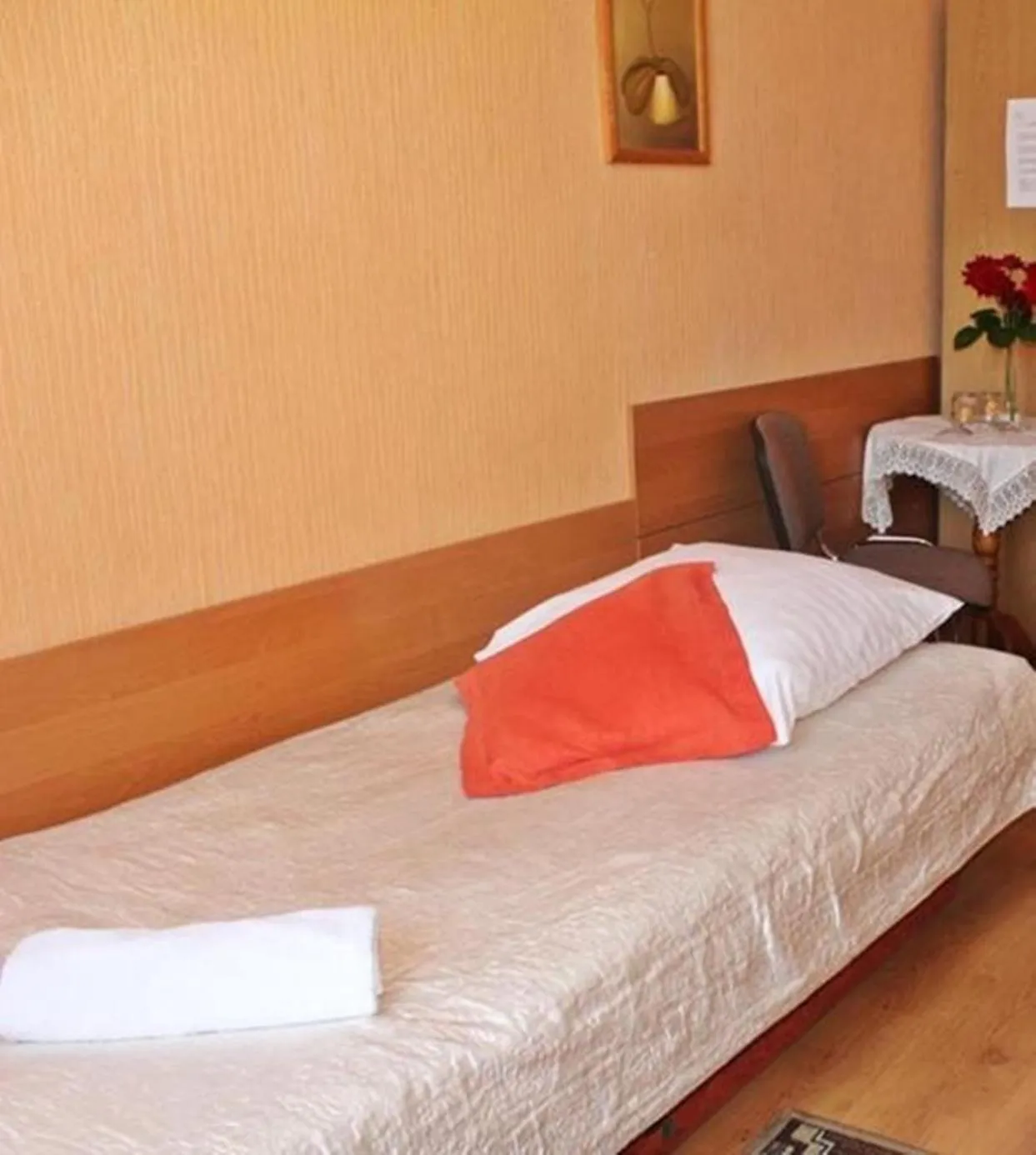 Bed in Hotel Bursztyn