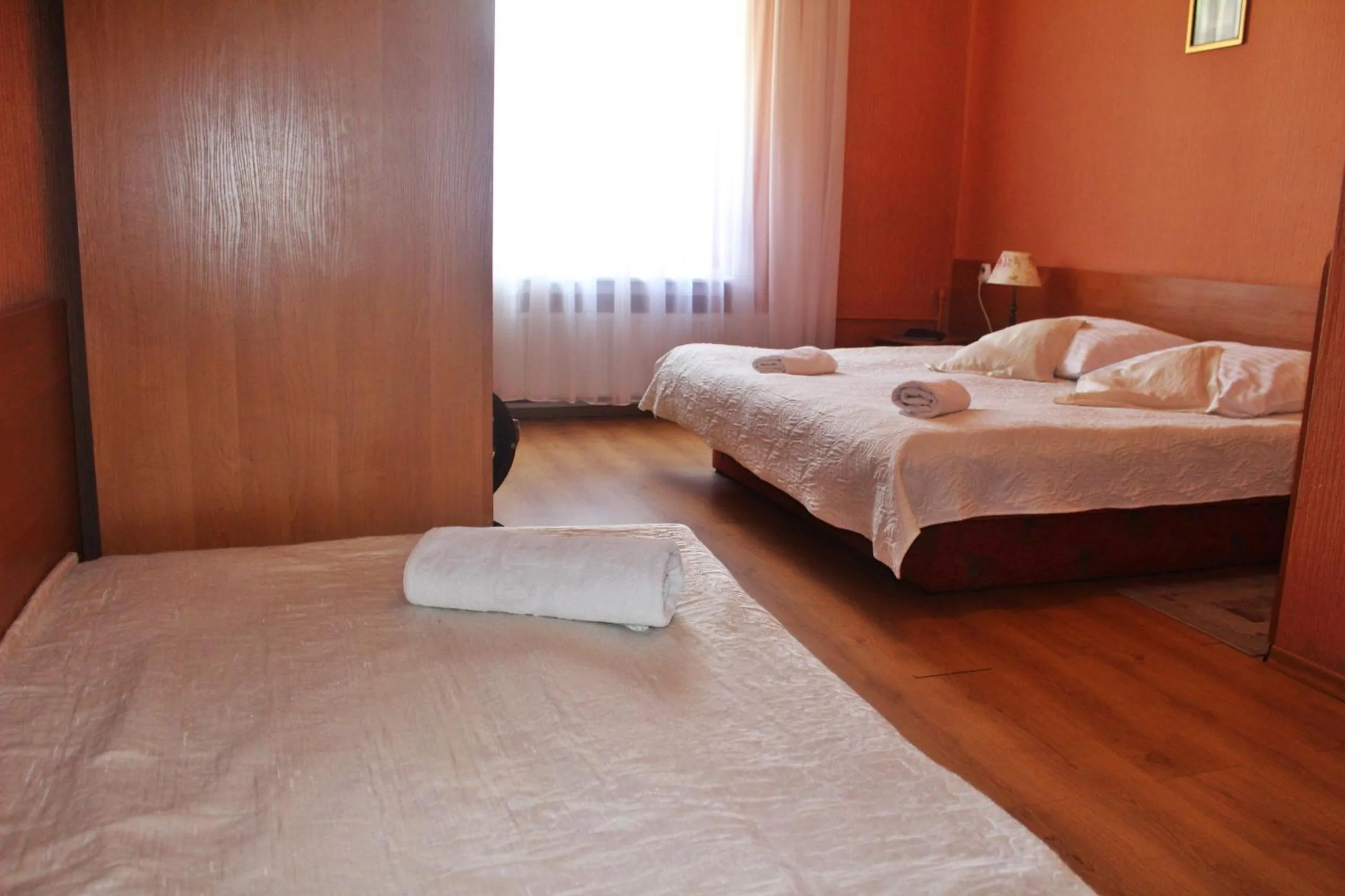 Bed in Hotel Bursztyn