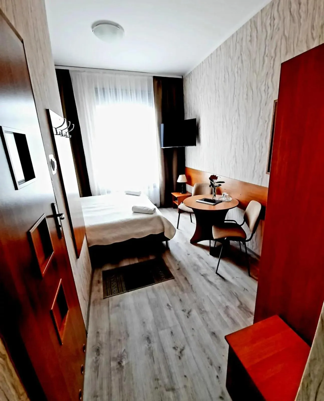 Bed in Hotel Bursztyn