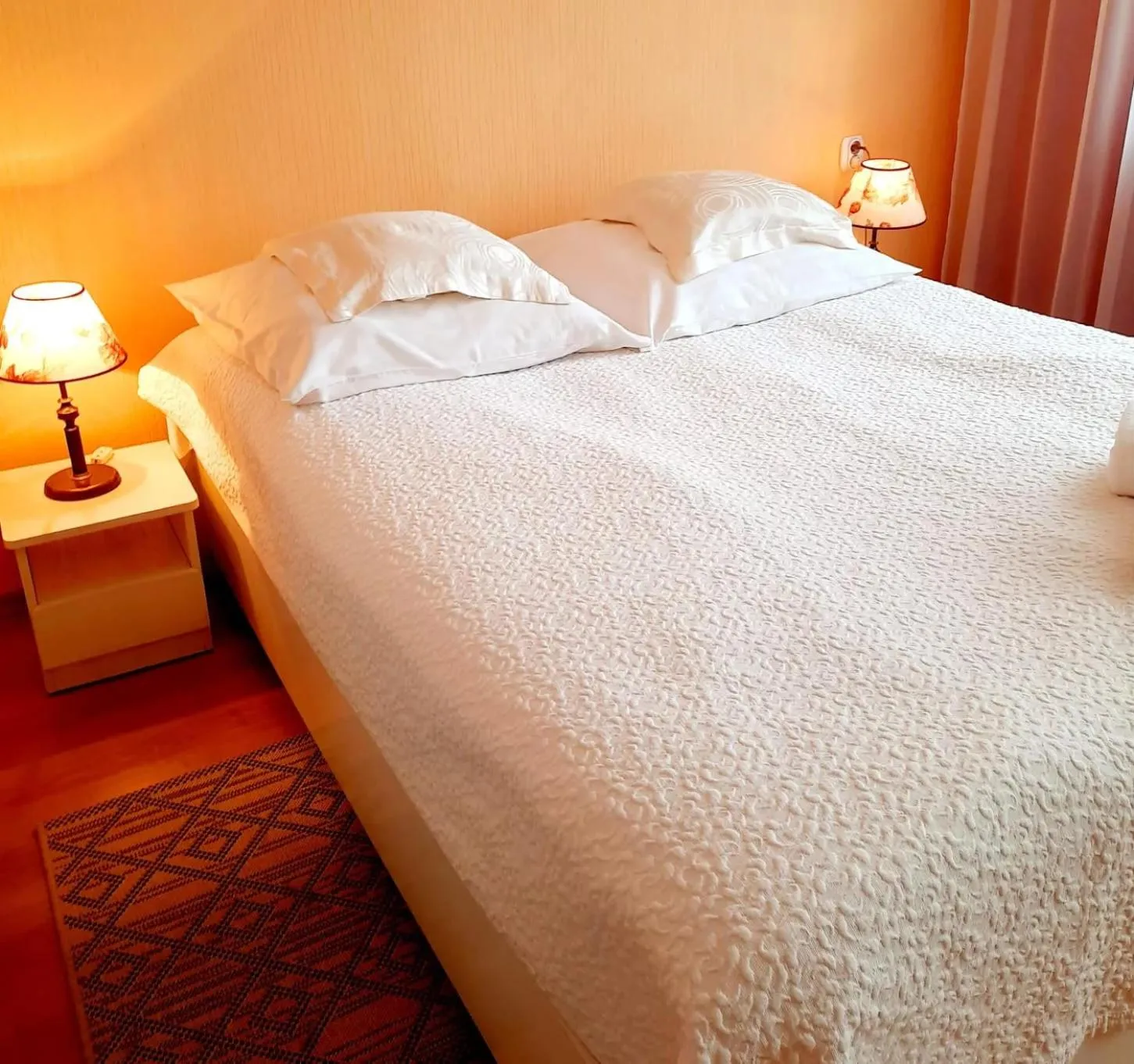 Bed in Hotel Bursztyn