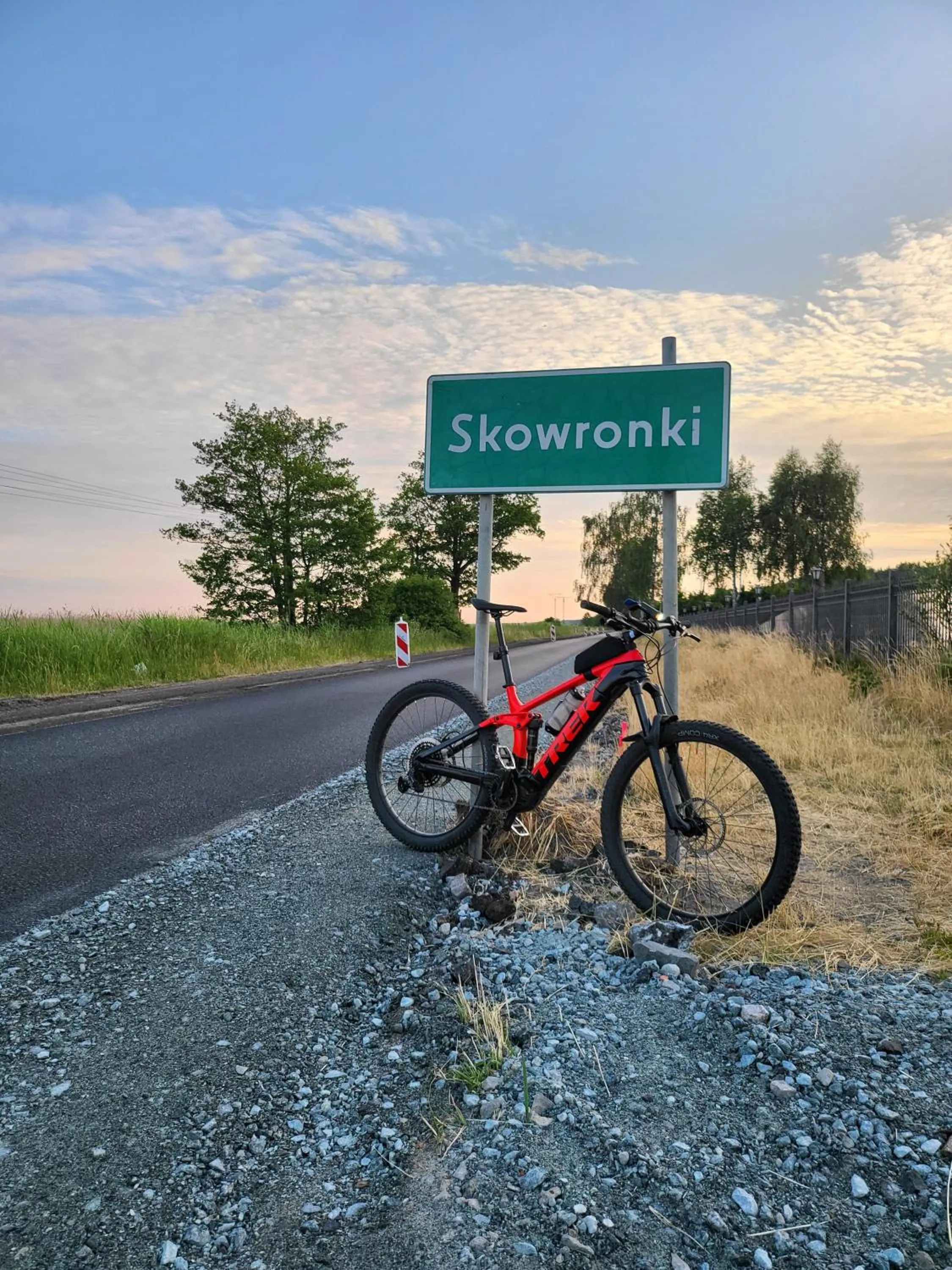 Cycling in Domki Skowronki