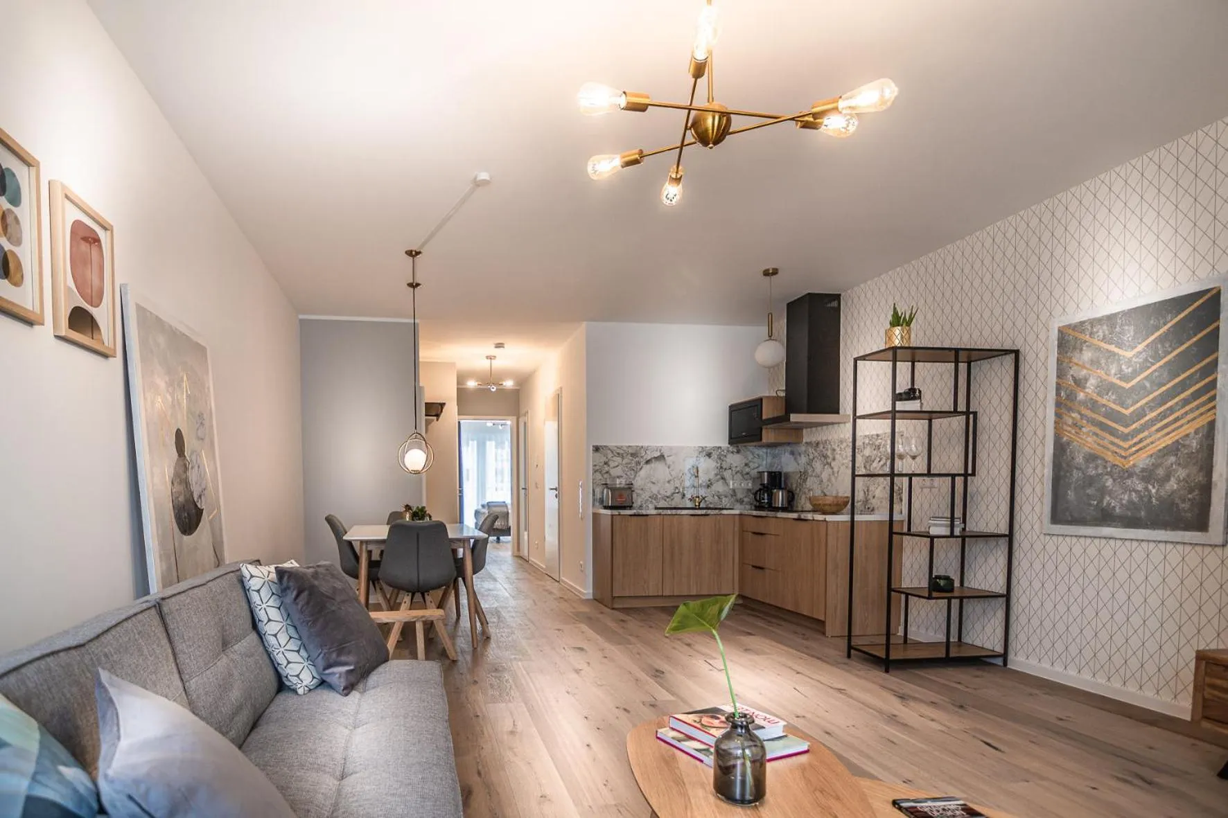 Kitchen or kitchenette in Sleep Inn Düsseldorf Suites