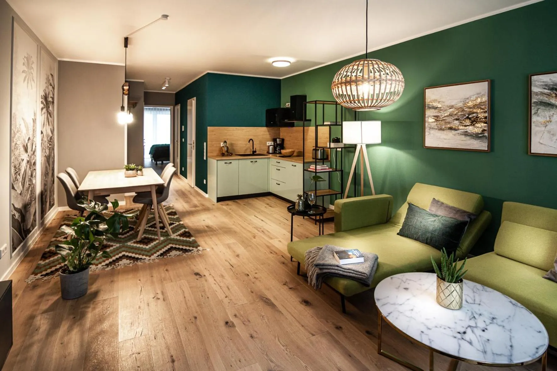 Living room in Sleep Inn Düsseldorf Suites