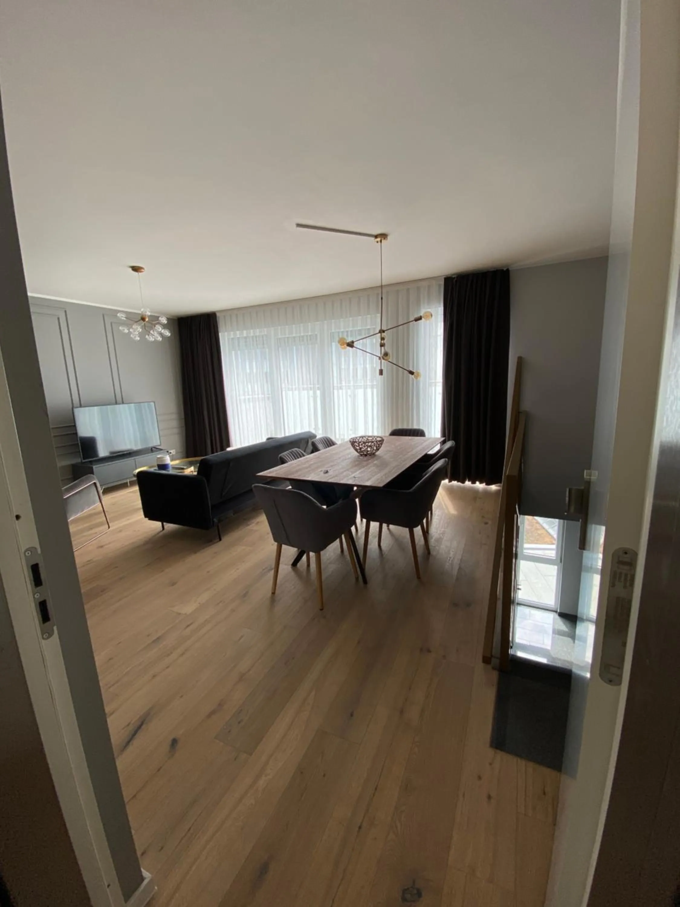 Living room in Sleep Inn Düsseldorf Suites