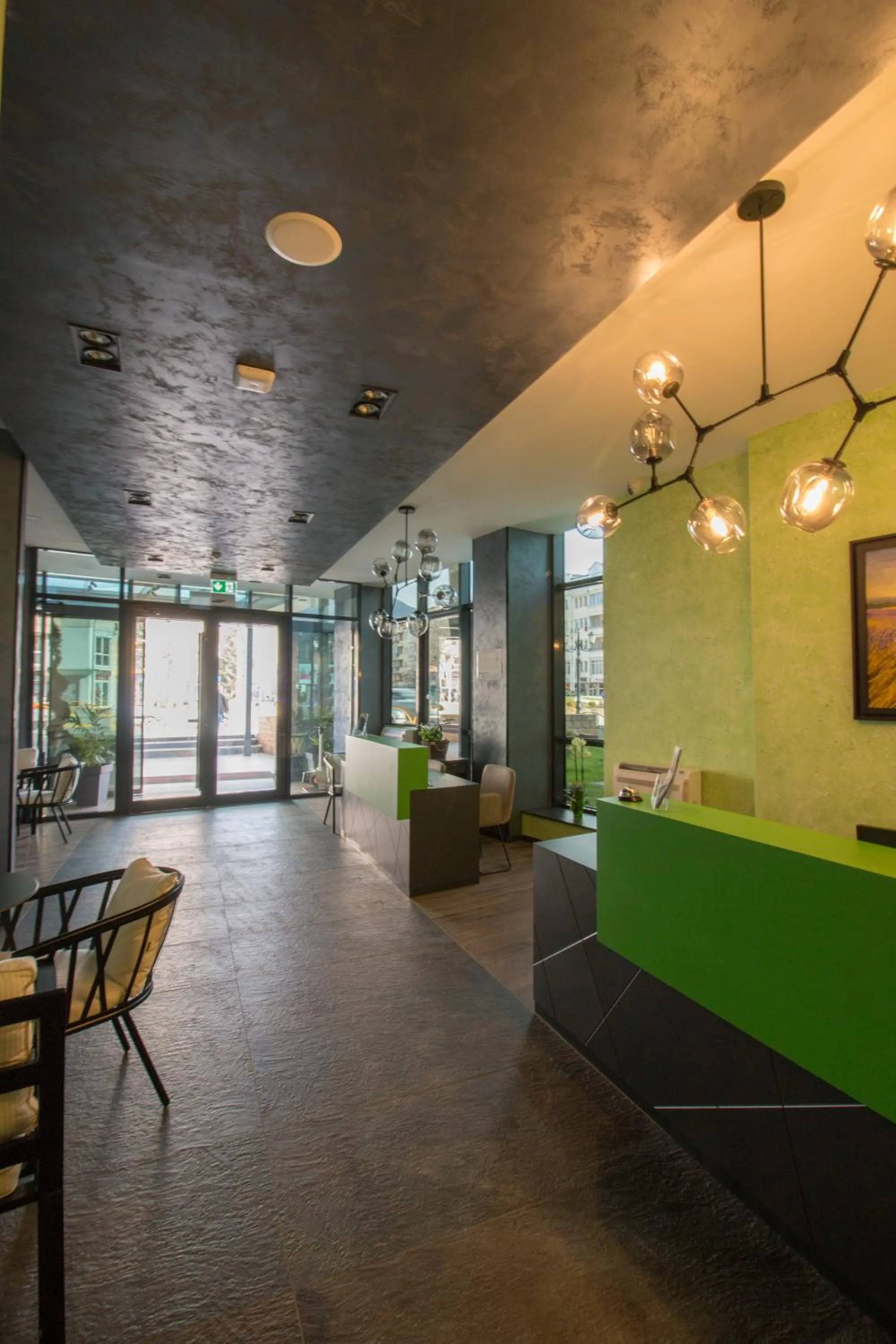 Lobby or reception in Sky Corner Hotel