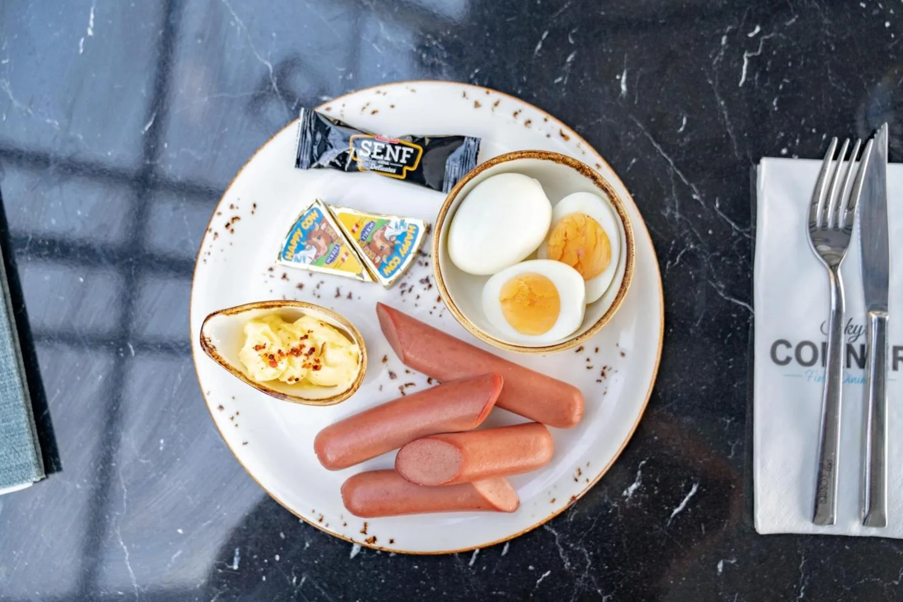 Buffet breakfast in Sky Corner Hotel