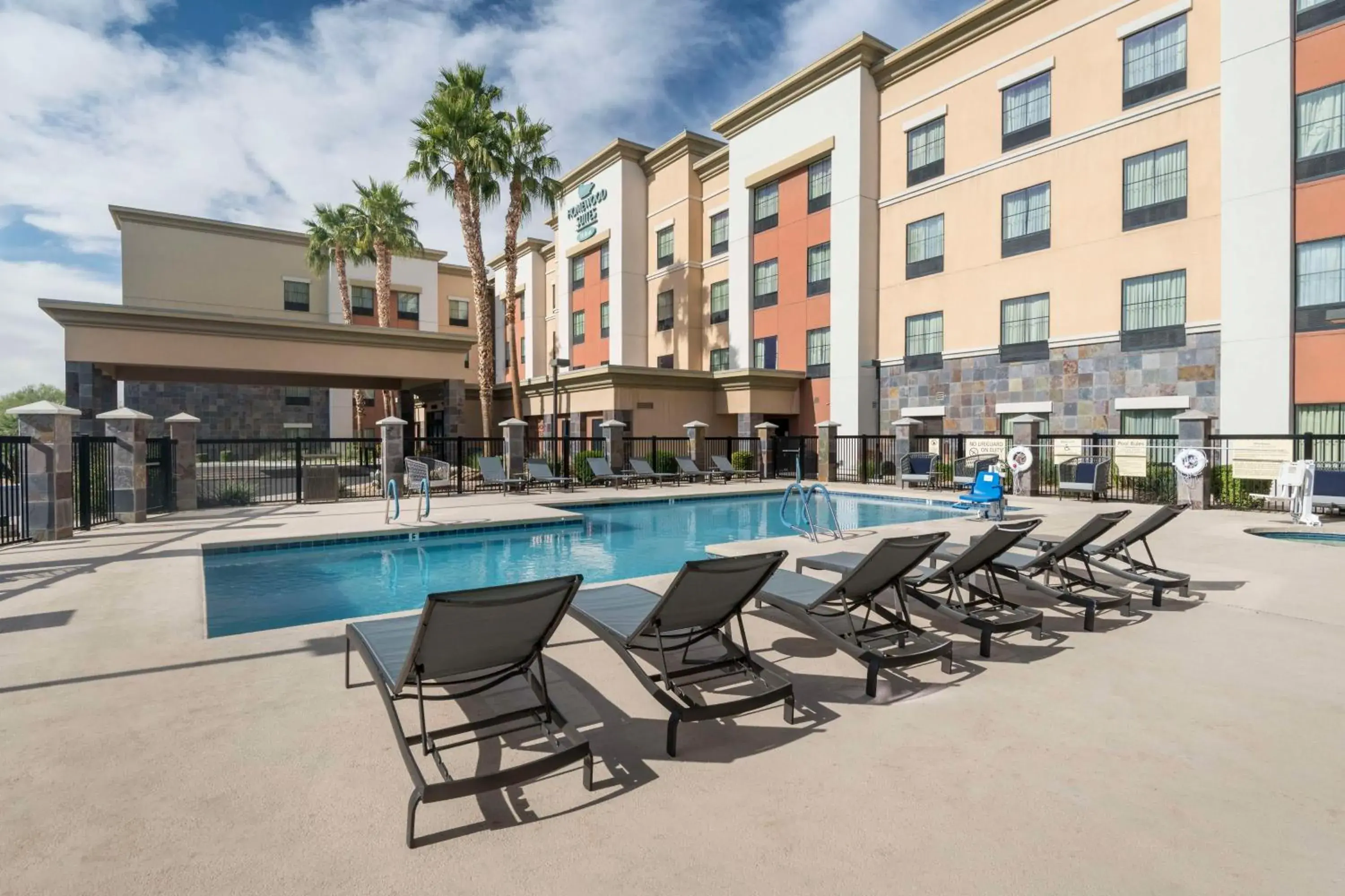 Pool view in Homewood Suites by Hilton Phoenix North-Happy Valley Pool view in Homewood Suites by Hilton Phoenix North-Happy Valley