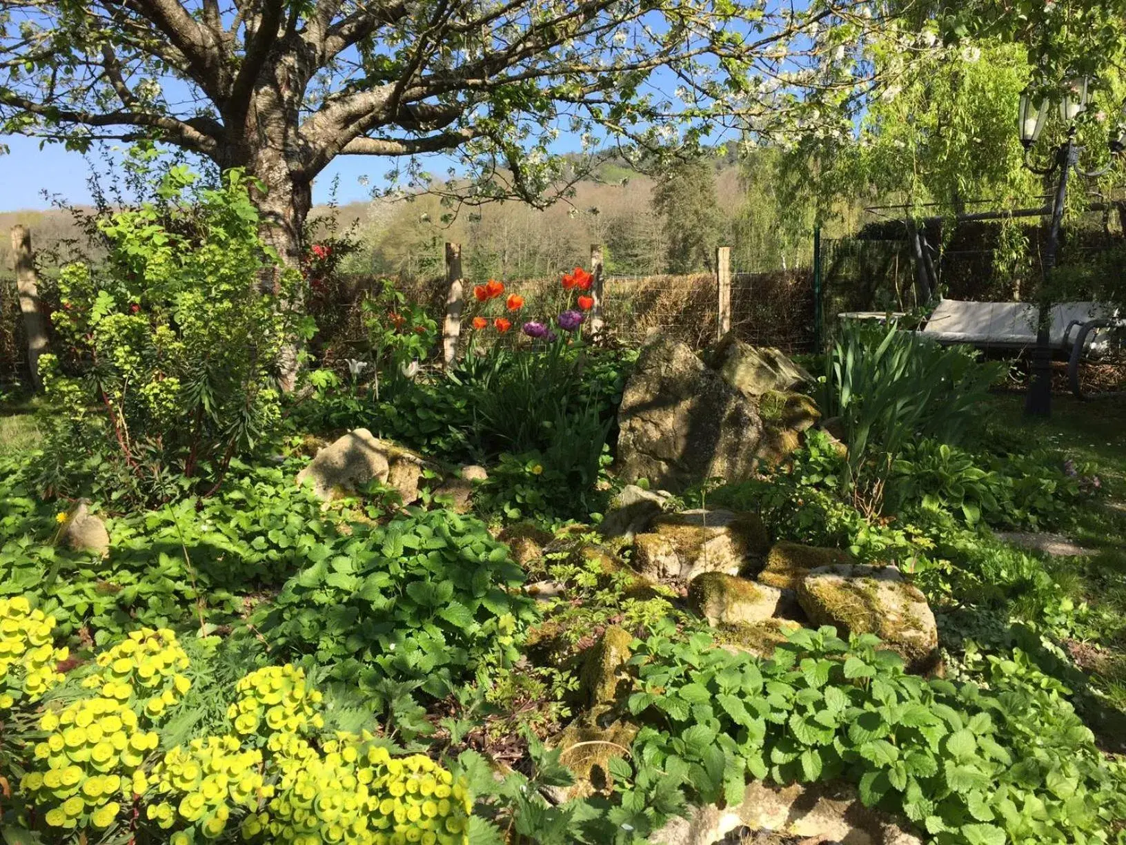 Garden in La Raimbaudière Garden in La Raimbaudière