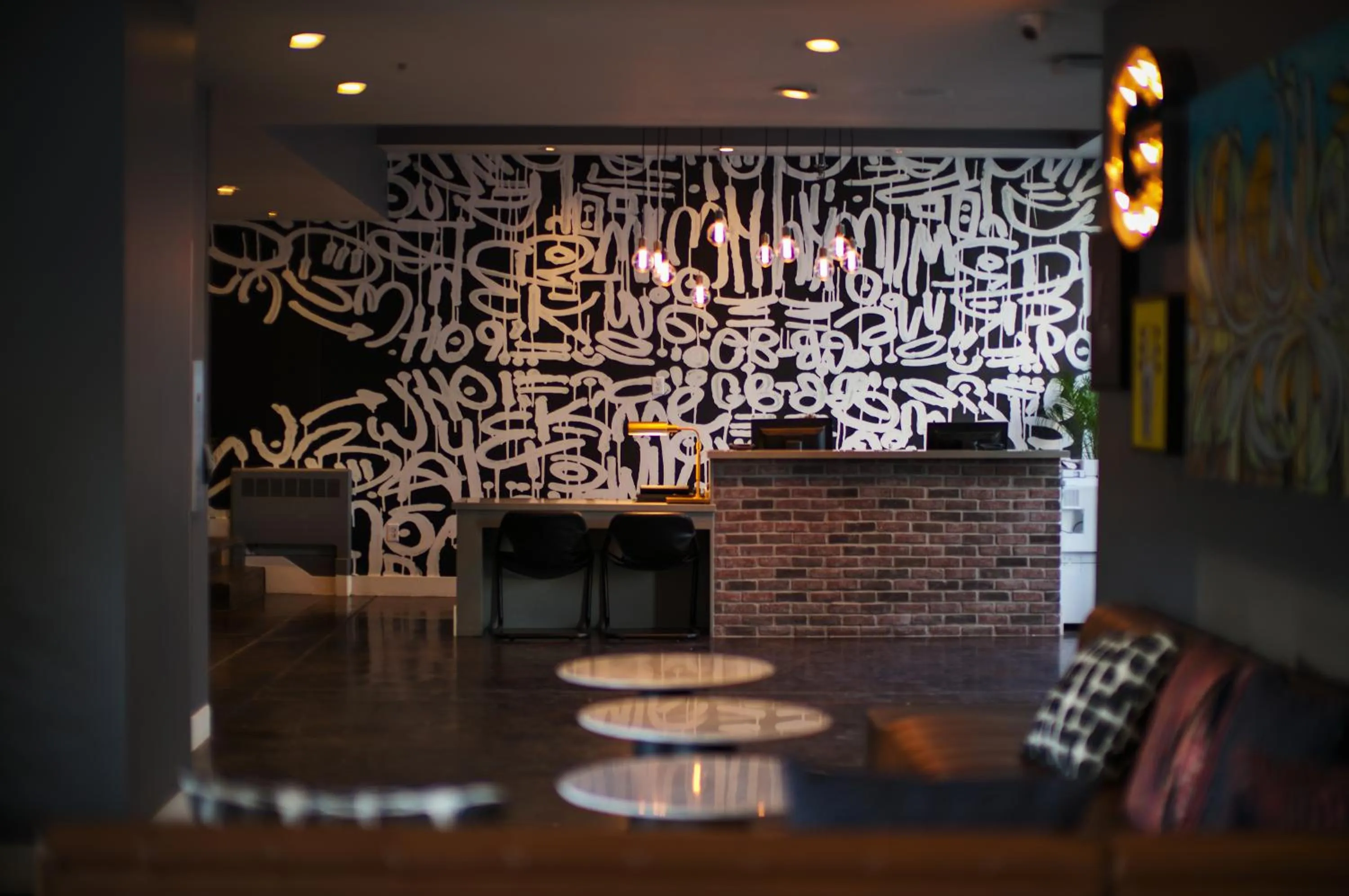 Lobby or reception in Hotel Garrett