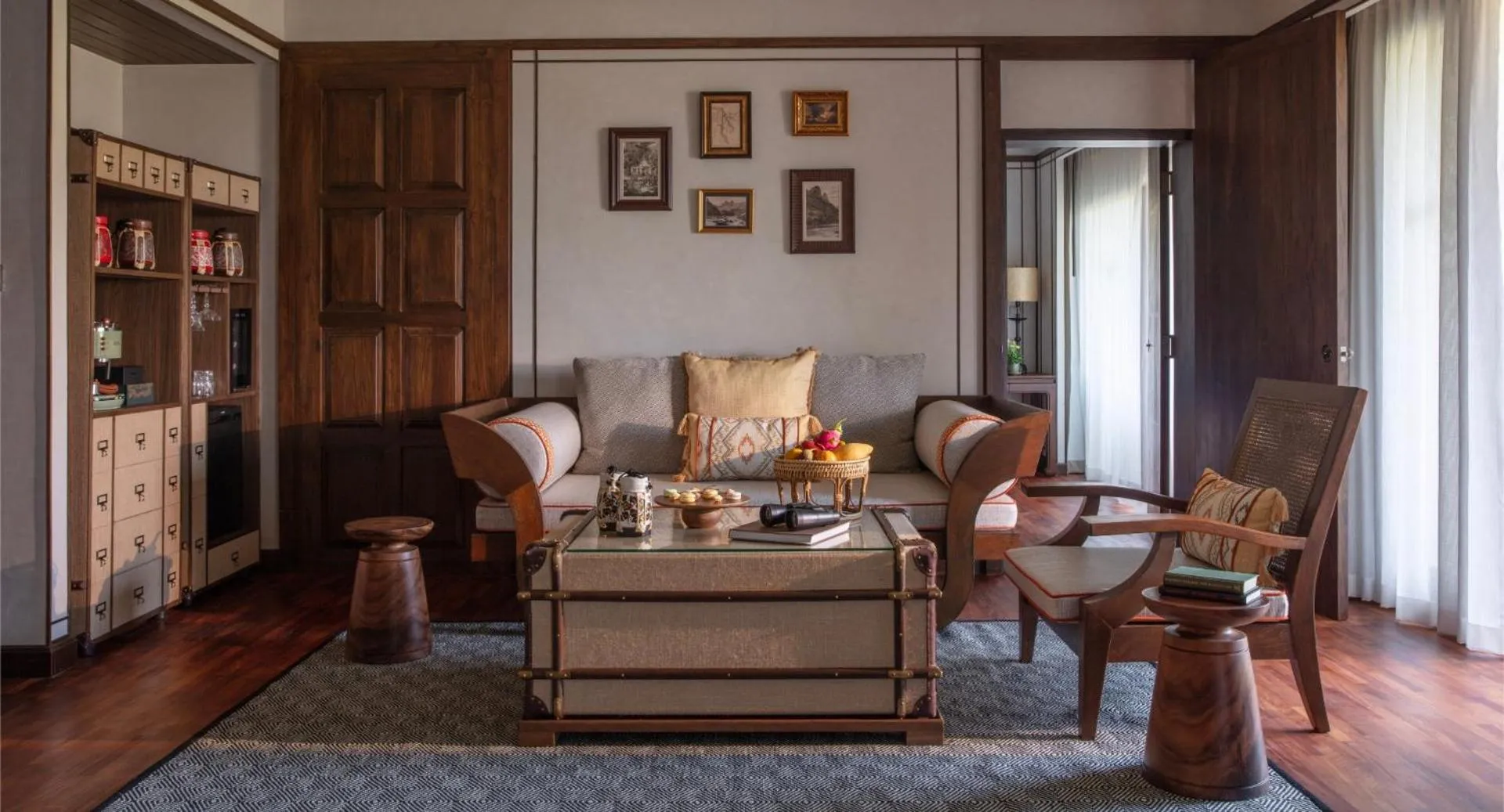 Living room in Anantara Golden Triangle Elephant Camp & Resort