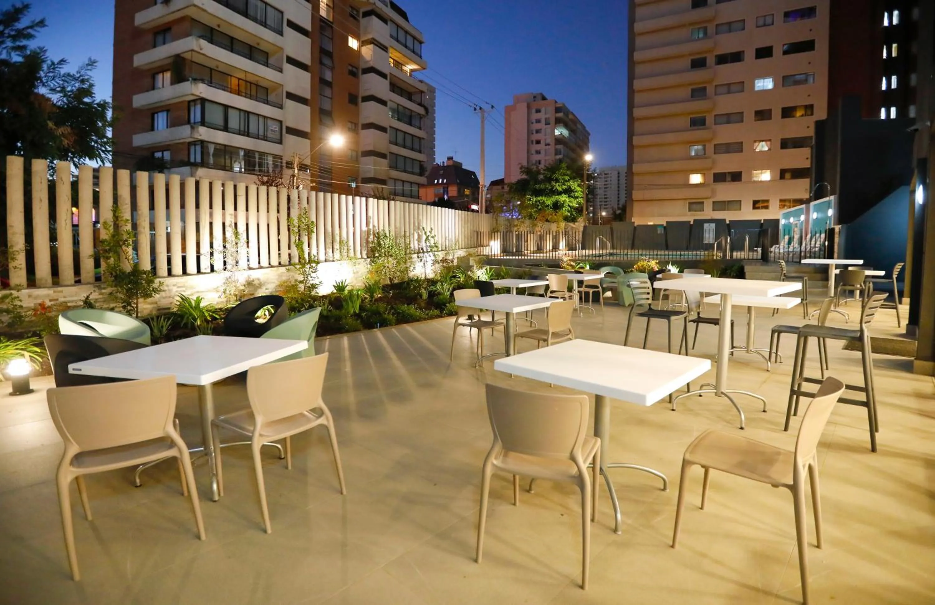 Patio in Hotel Diego de Almagro Viña del Mar