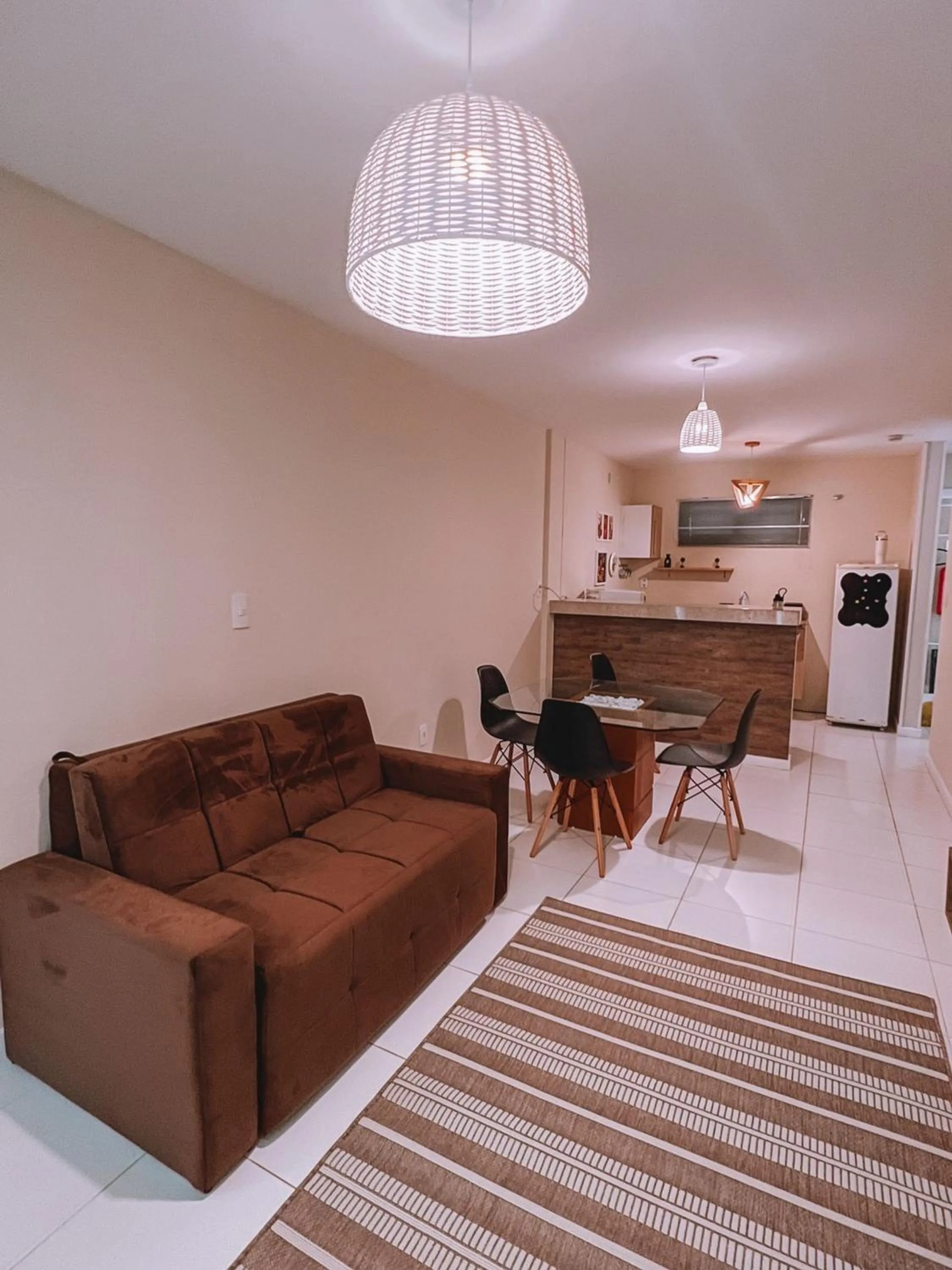 Kitchen or kitchenette in Flat Mandai Cabo Frio