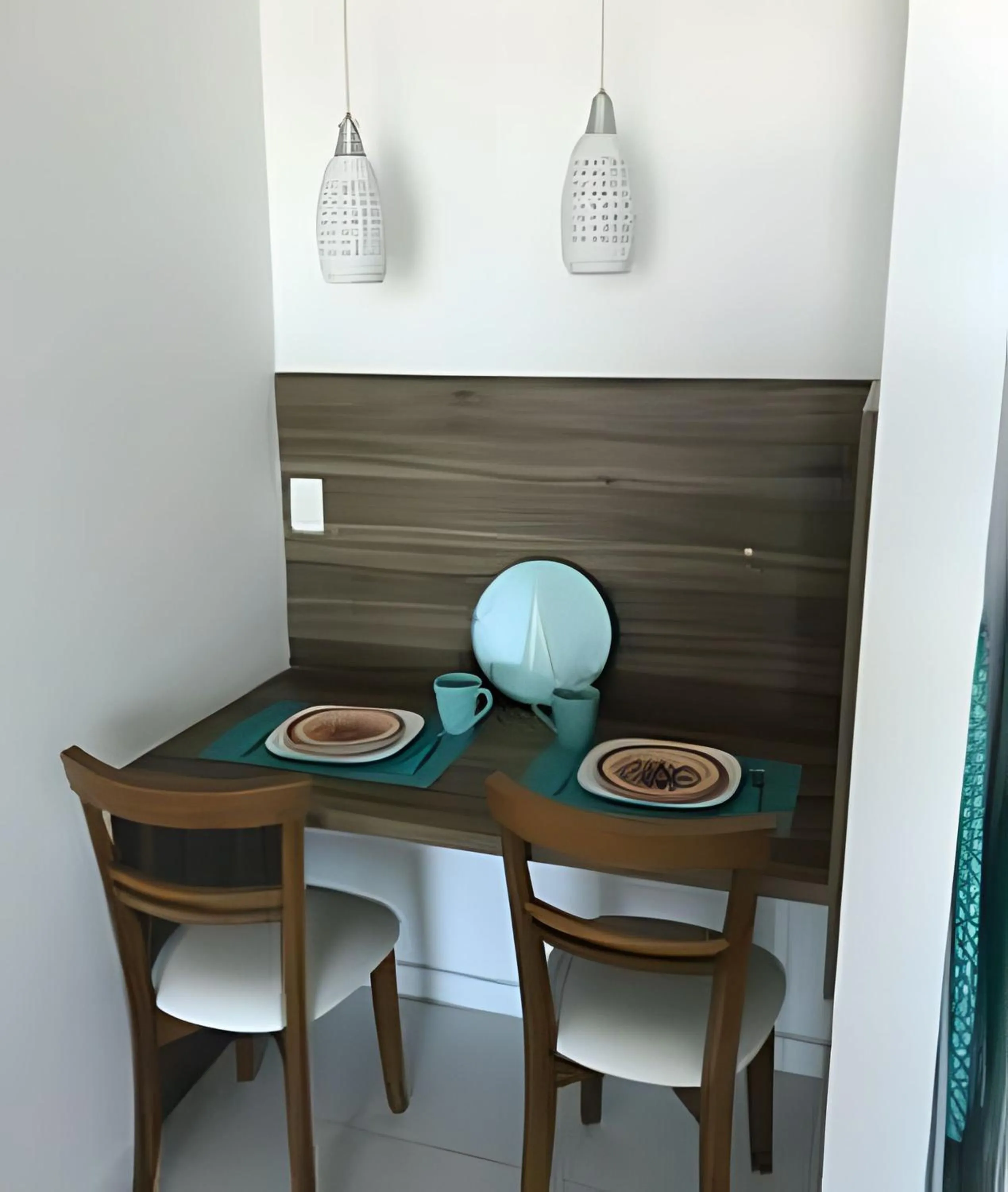 Decorative detail in Flat Mandai Cabo Frio