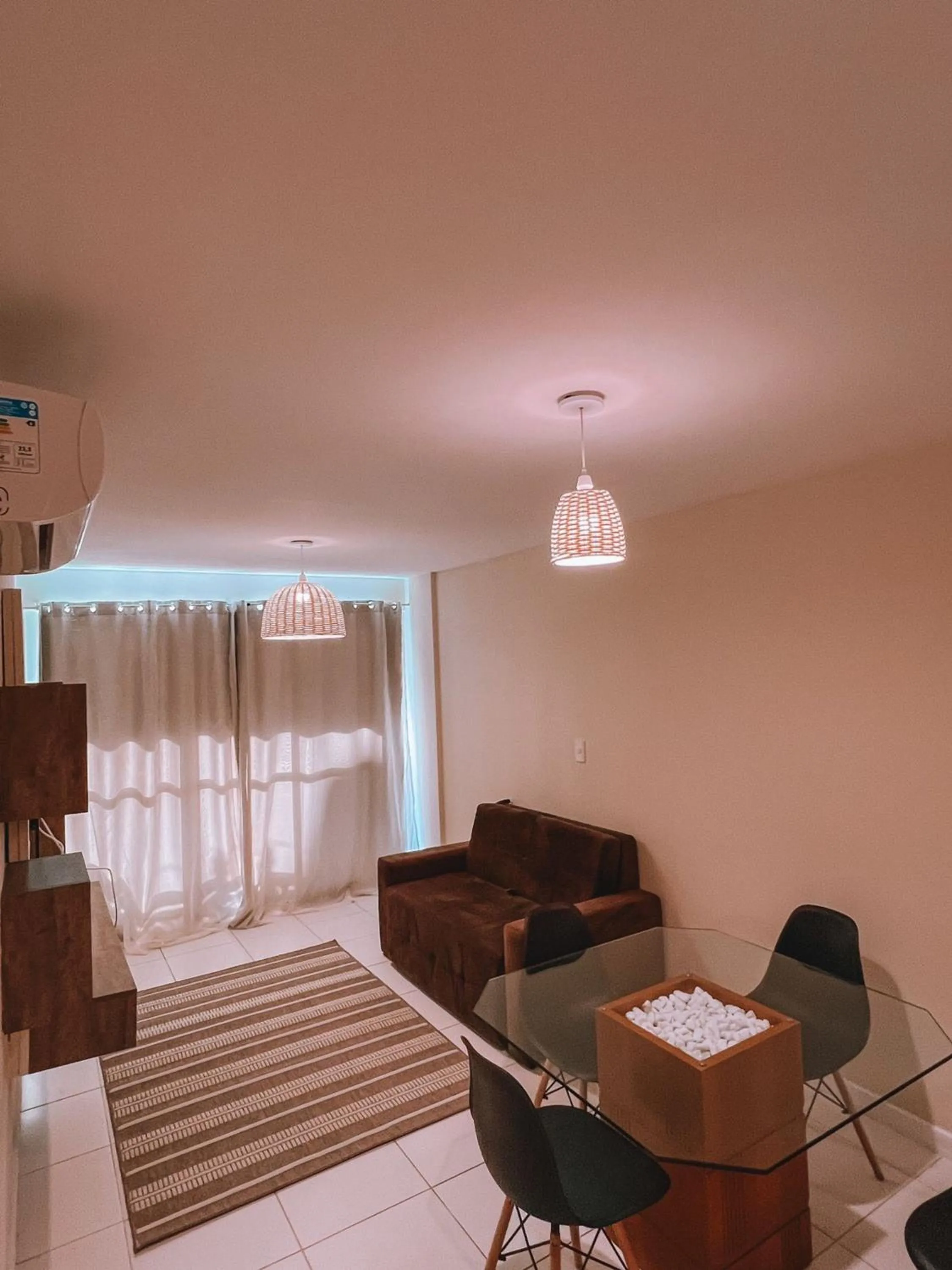 Living room in Flat Mandai Cabo Frio