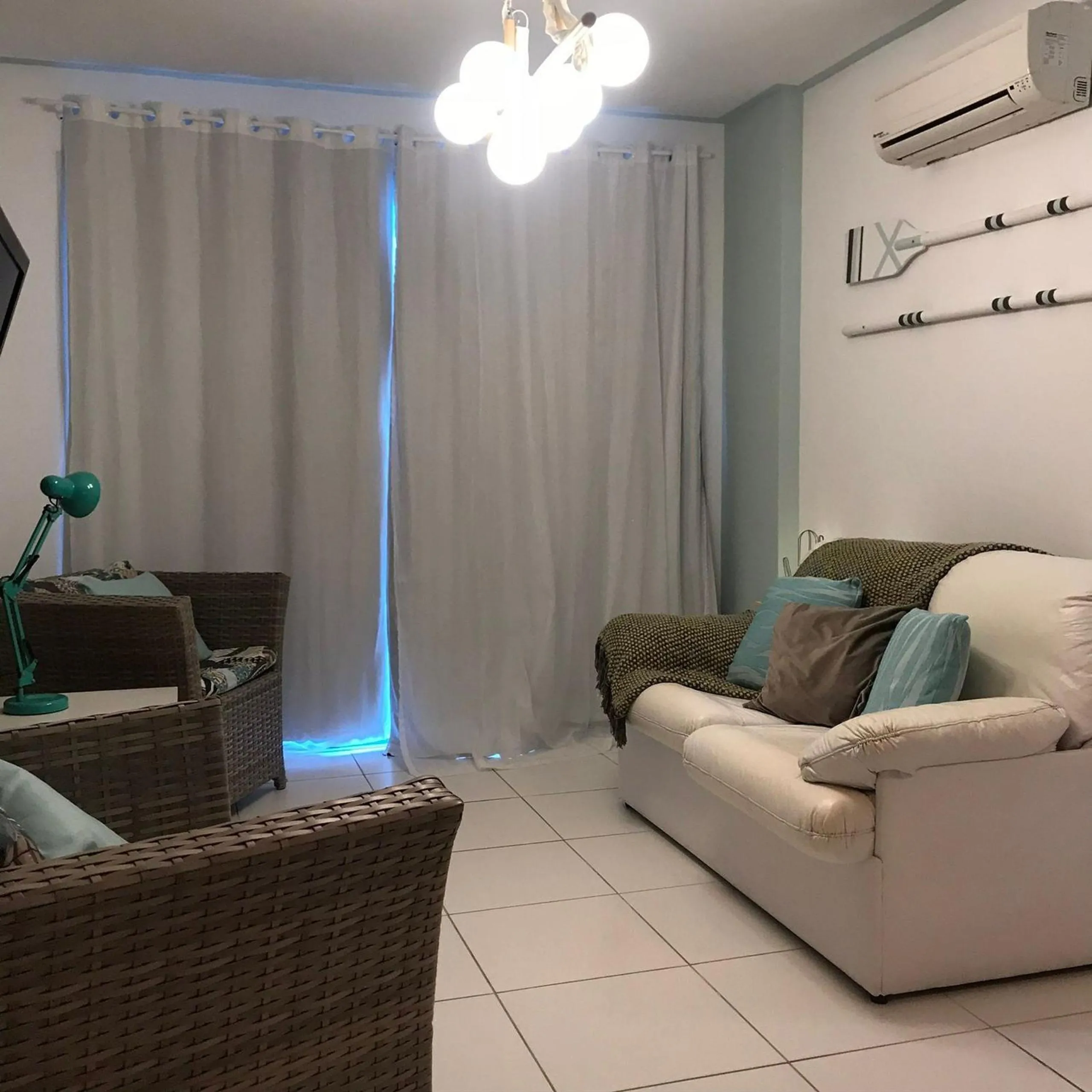 Living room in Flat Mandai Cabo Frio