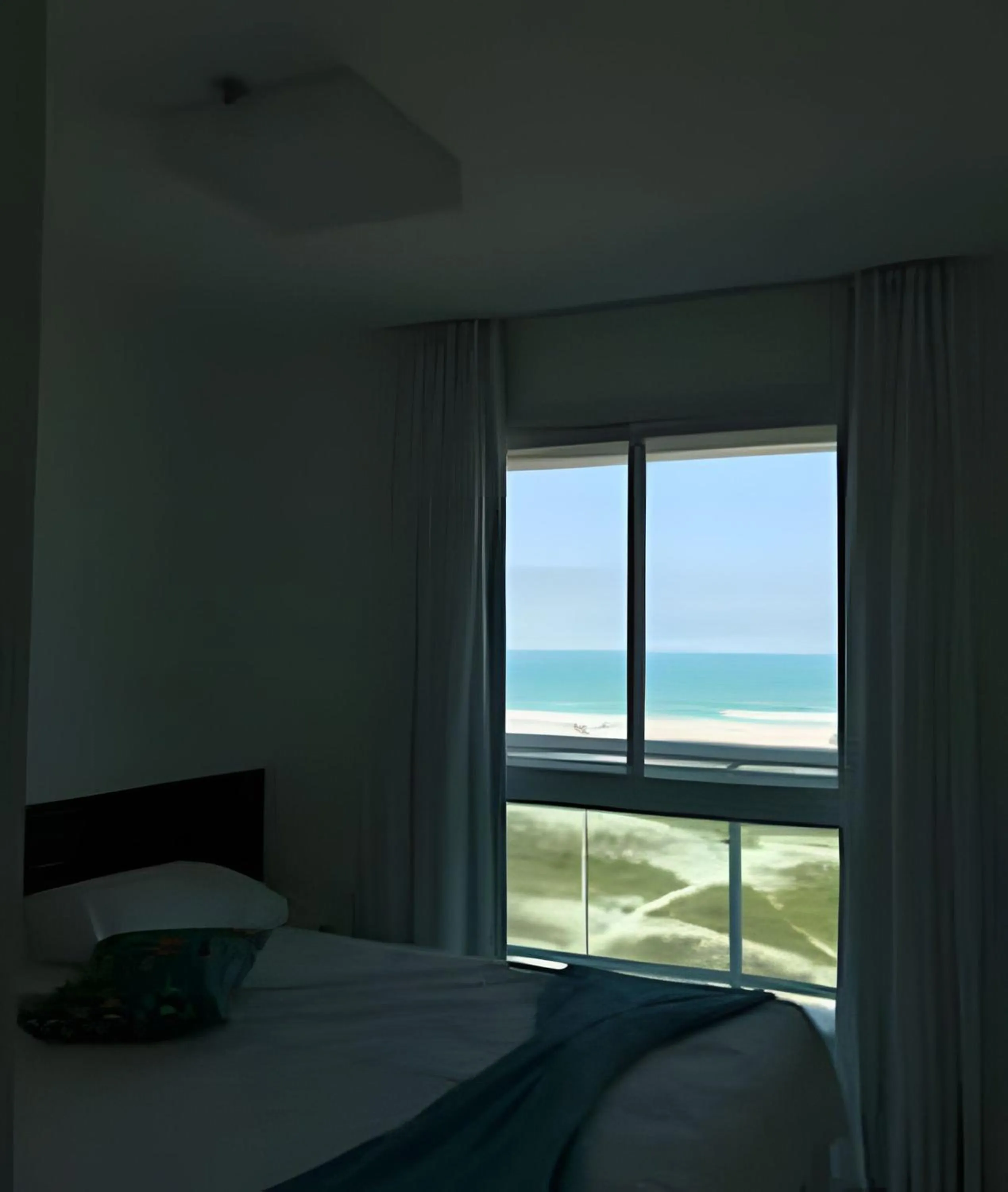 View (from property/room), Bed in Flat Mandai Cabo Frio