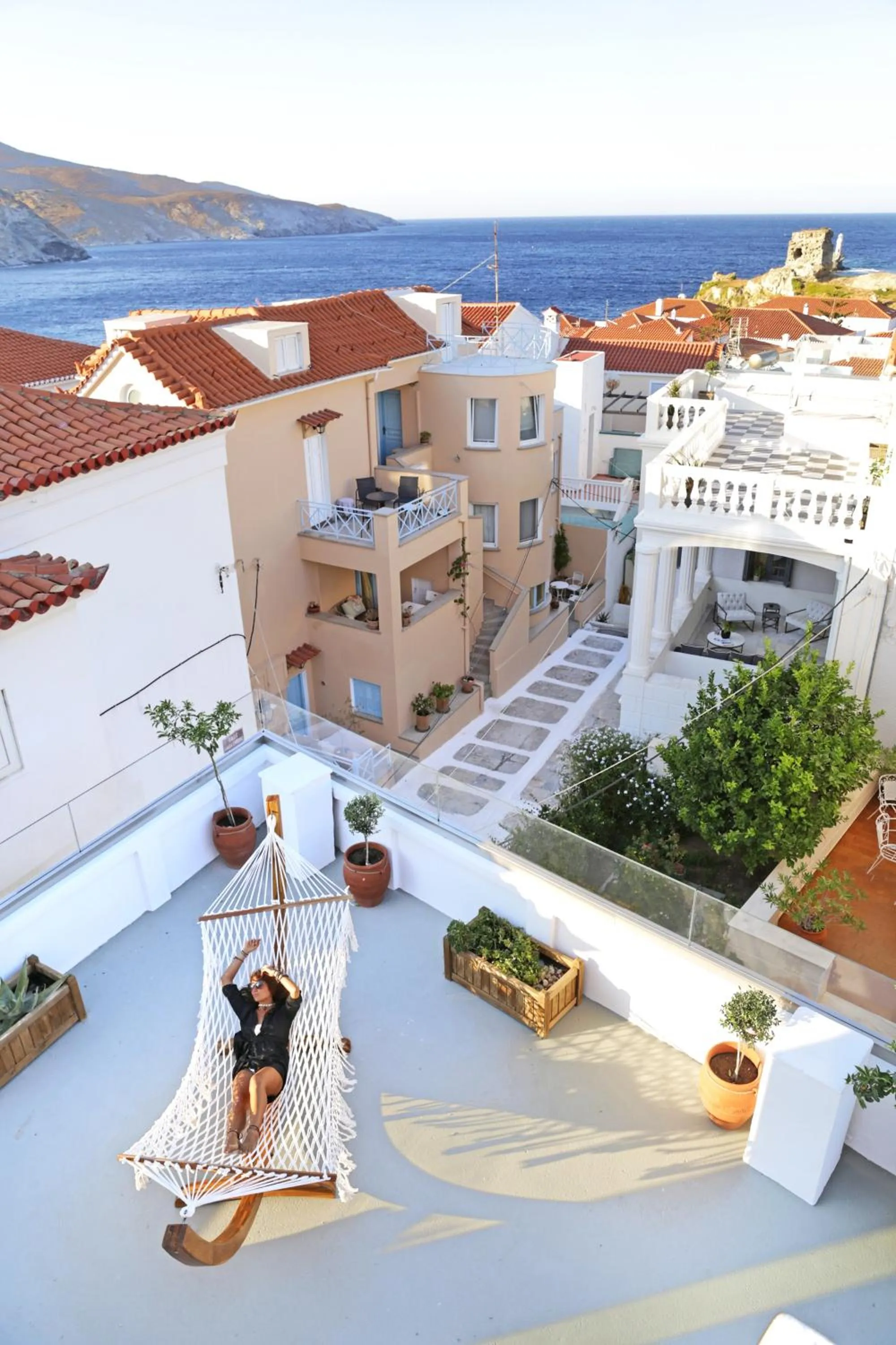 Property building in Castel Abaso Boutique Apartments by Explore Andros