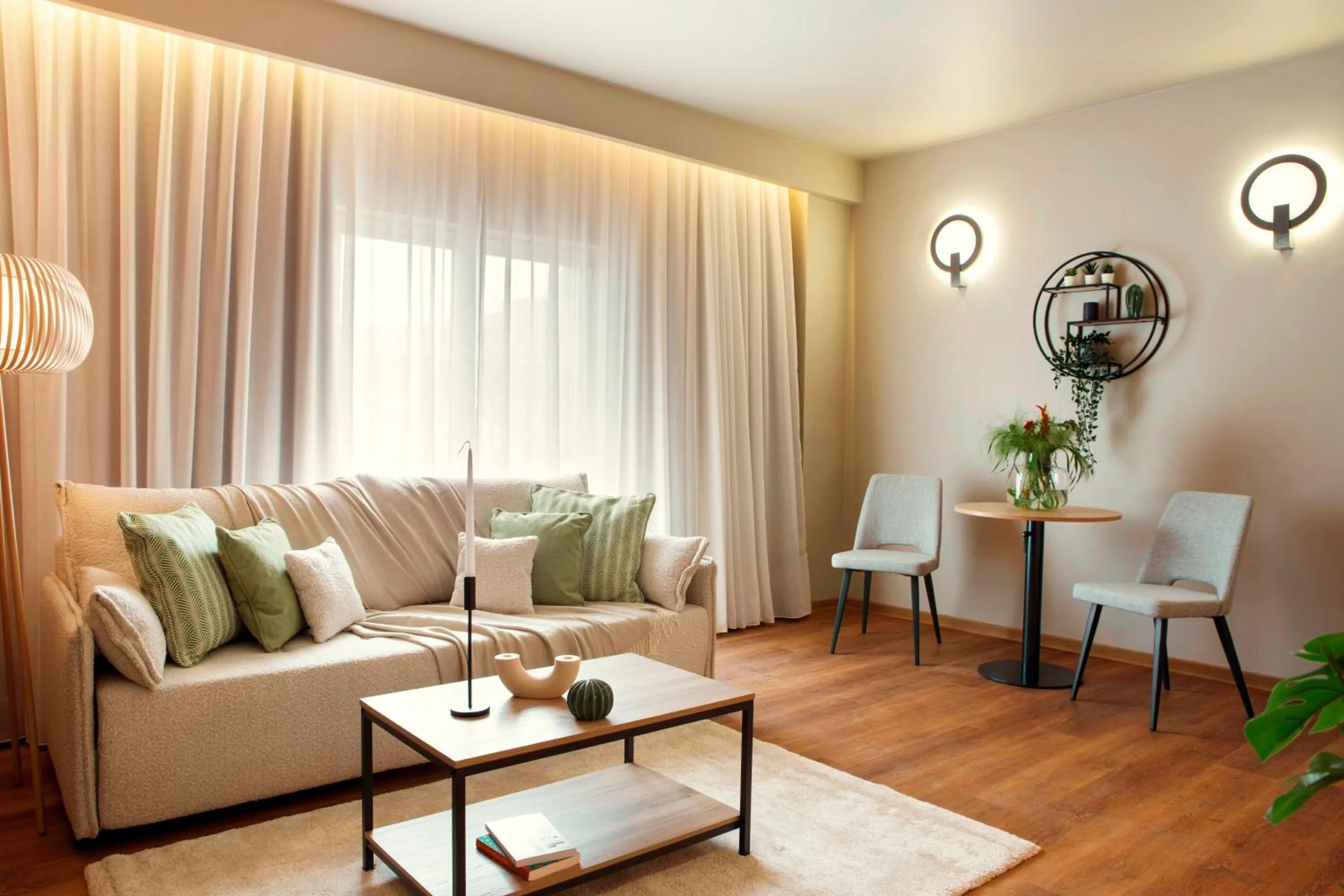 Seating area in Zeus Essence Bucharest Central