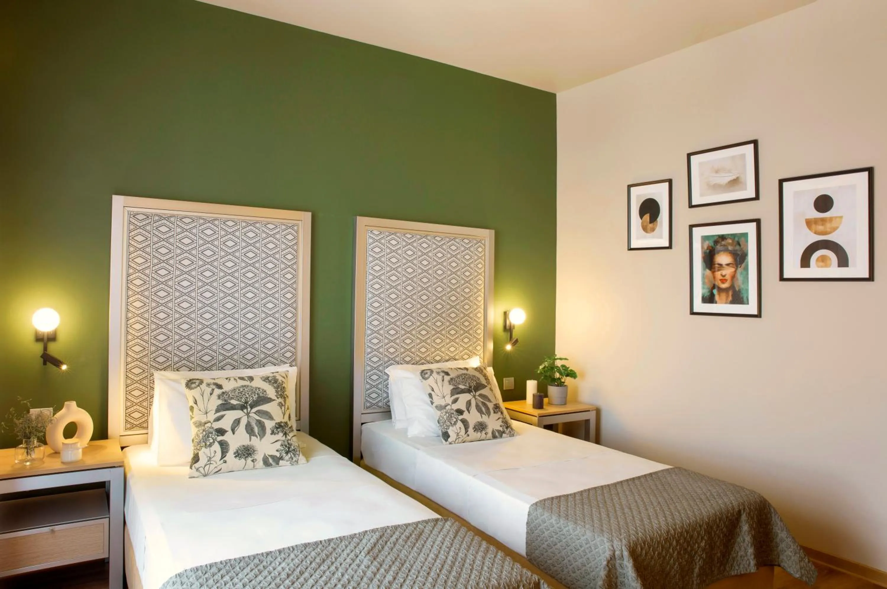 Bed in Zeus Essence Bucharest Central