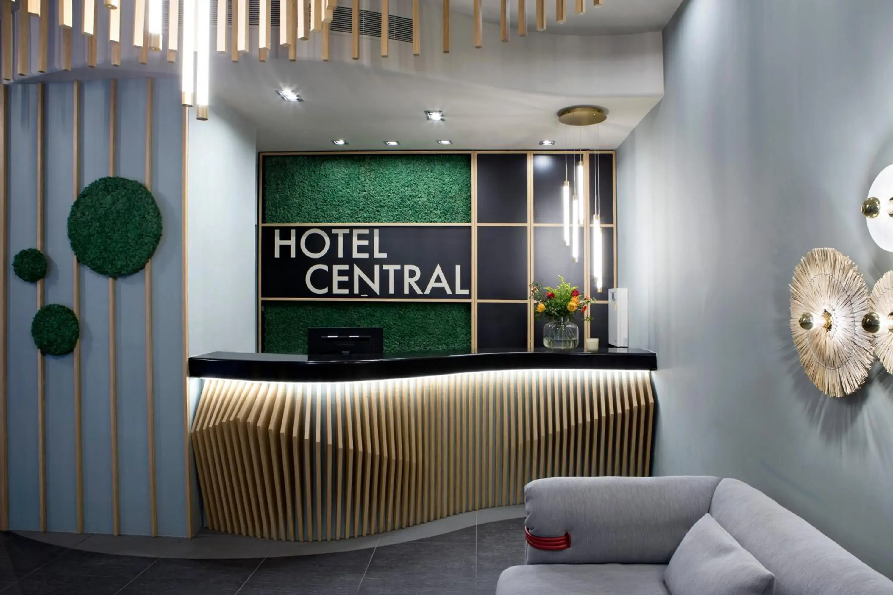 Lobby or reception in Central Hotel, Trademark Collection by Wyndham Lobby or reception in Central Hotel, Trademark Collection by Wyndham