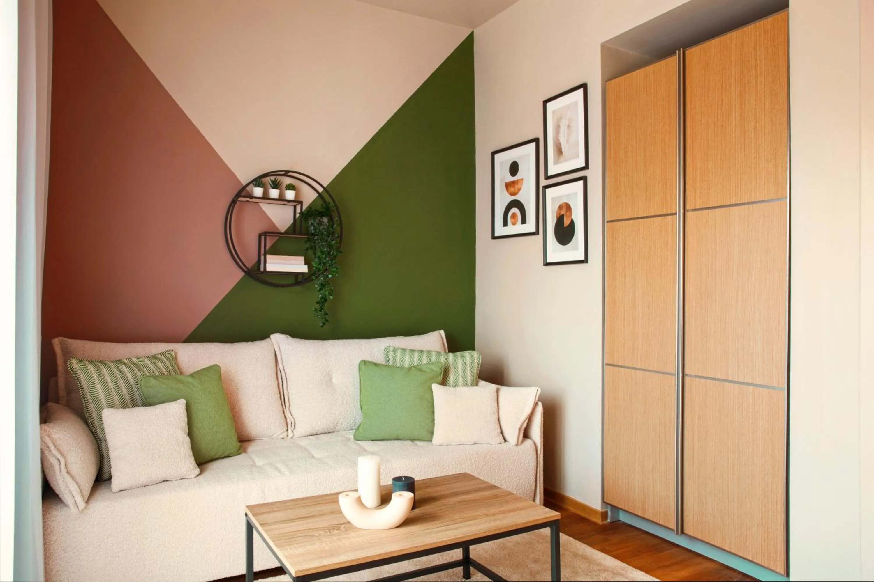 Seating area in Zeus Essence Bucharest Central