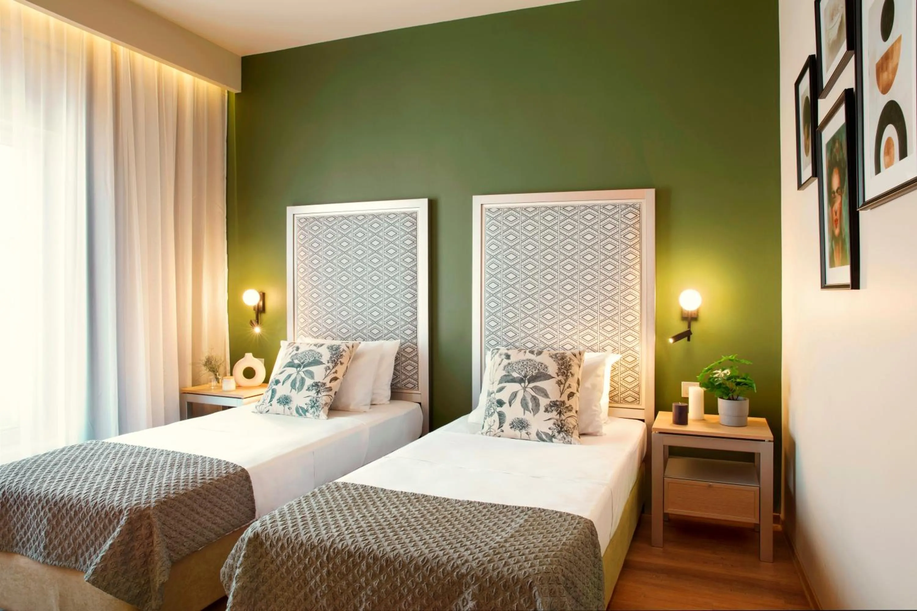 Bed in Zeus Essence Bucharest Central