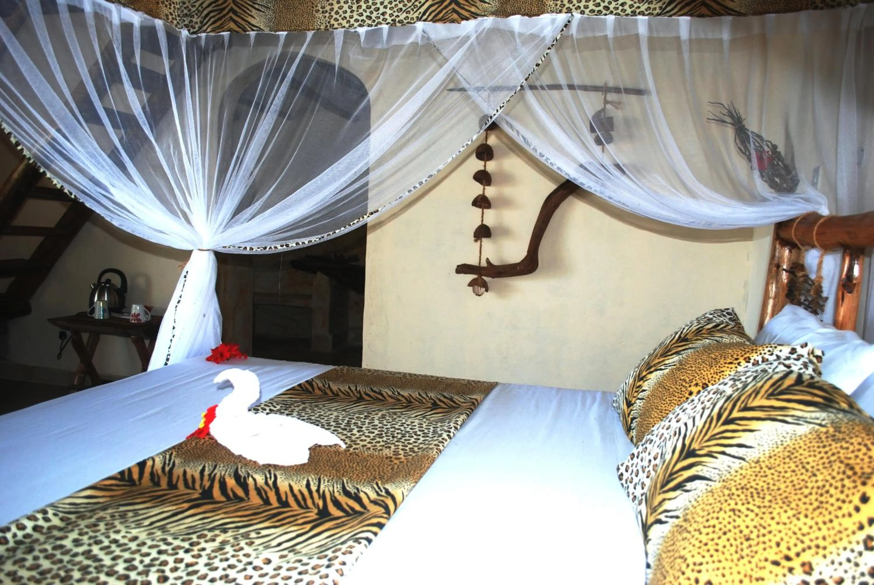 Bed in Karamba Eco Boutique Hotel