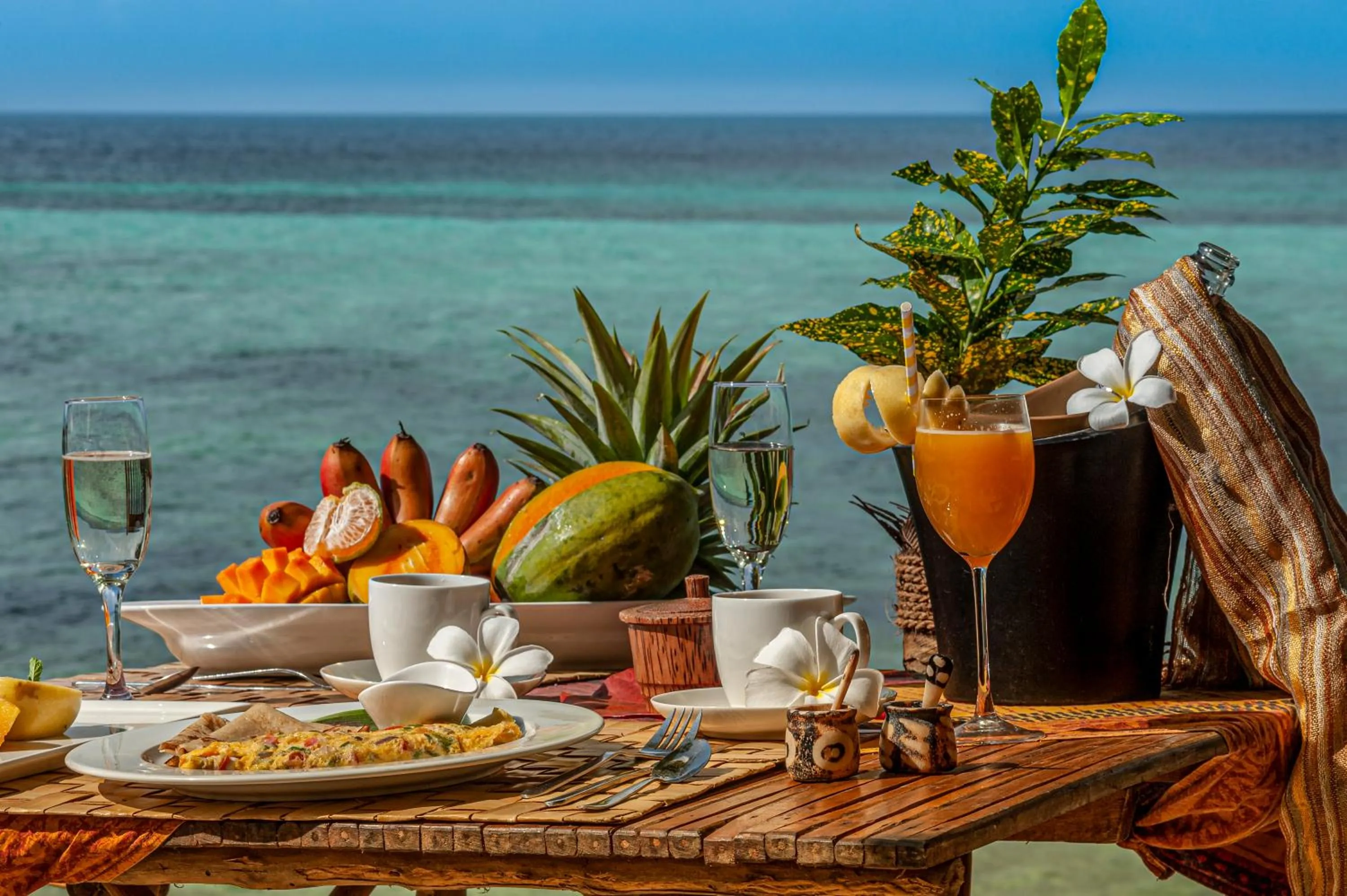 Continental breakfast in Karamba Eco Boutique Hotel