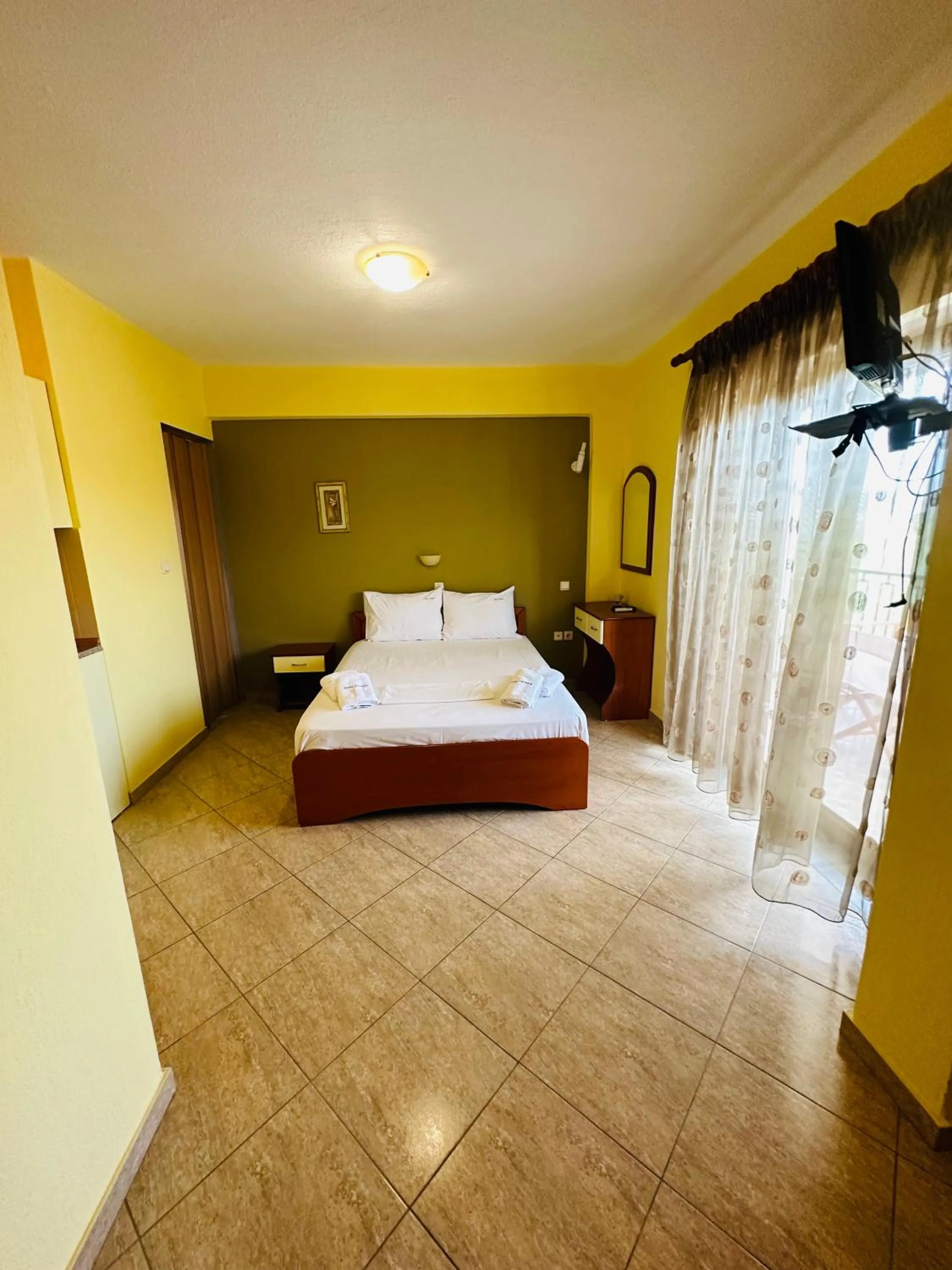 Bed in Studios Alexandros