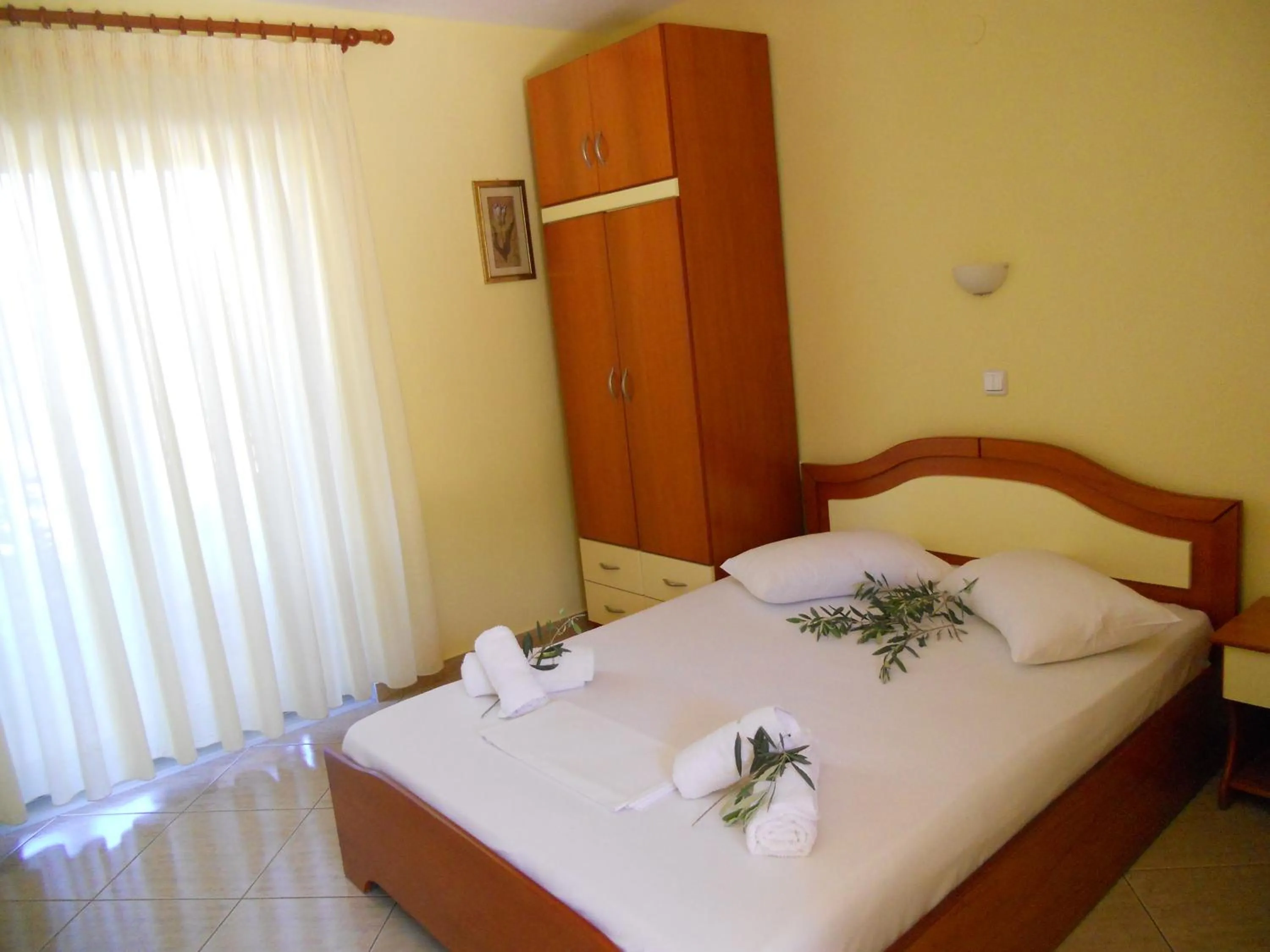 Bed in Studios Alexandros