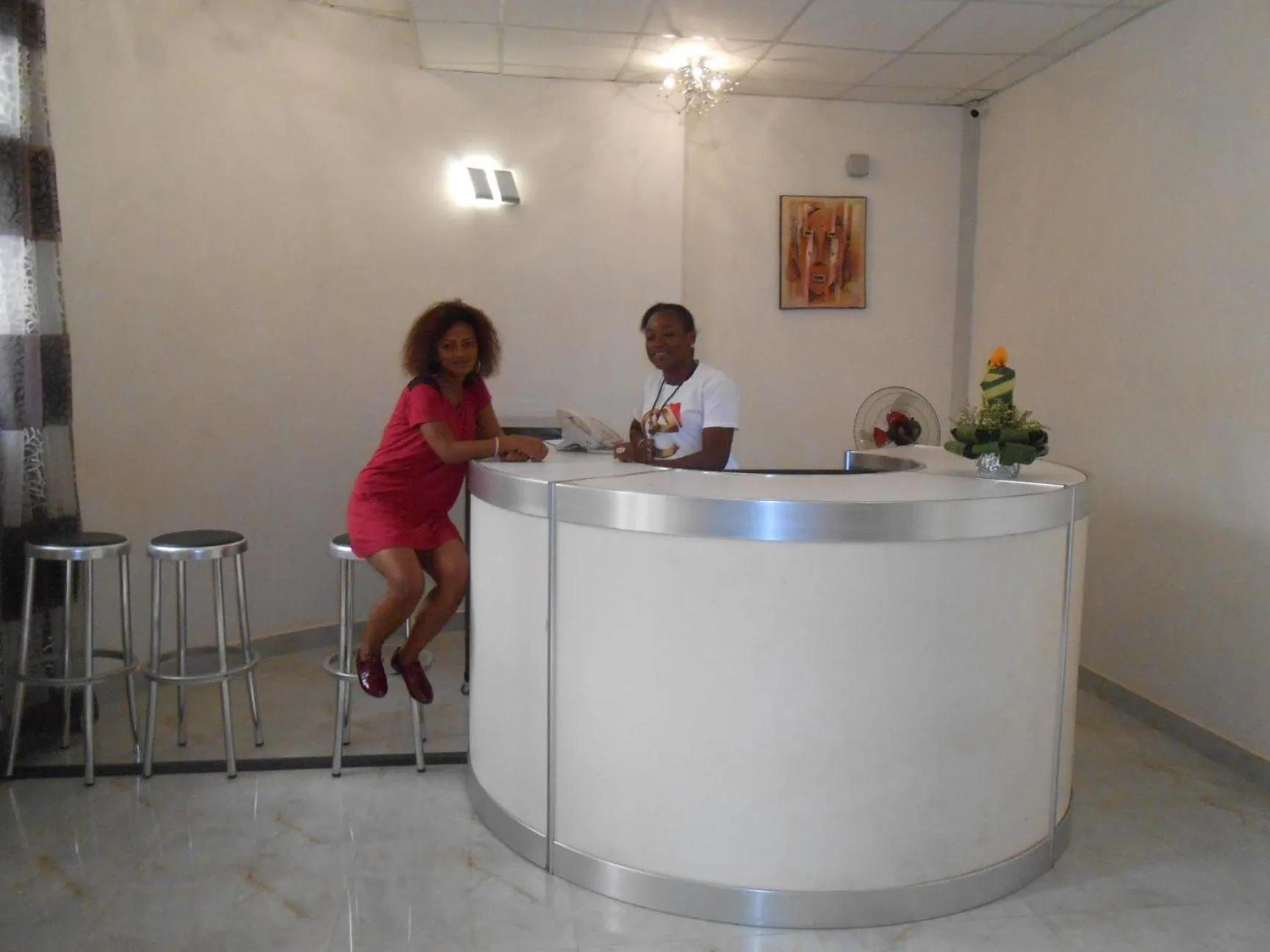 Lobby or reception in Hotel Les Fleurettes