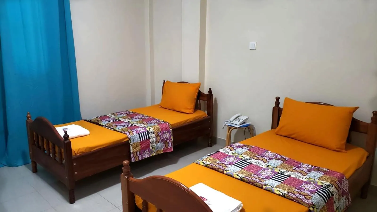 Bed in Hotel Les Fleurettes