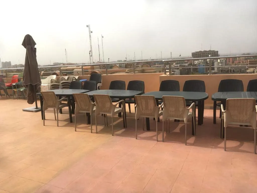 Patio in Hotel Les Fleurettes