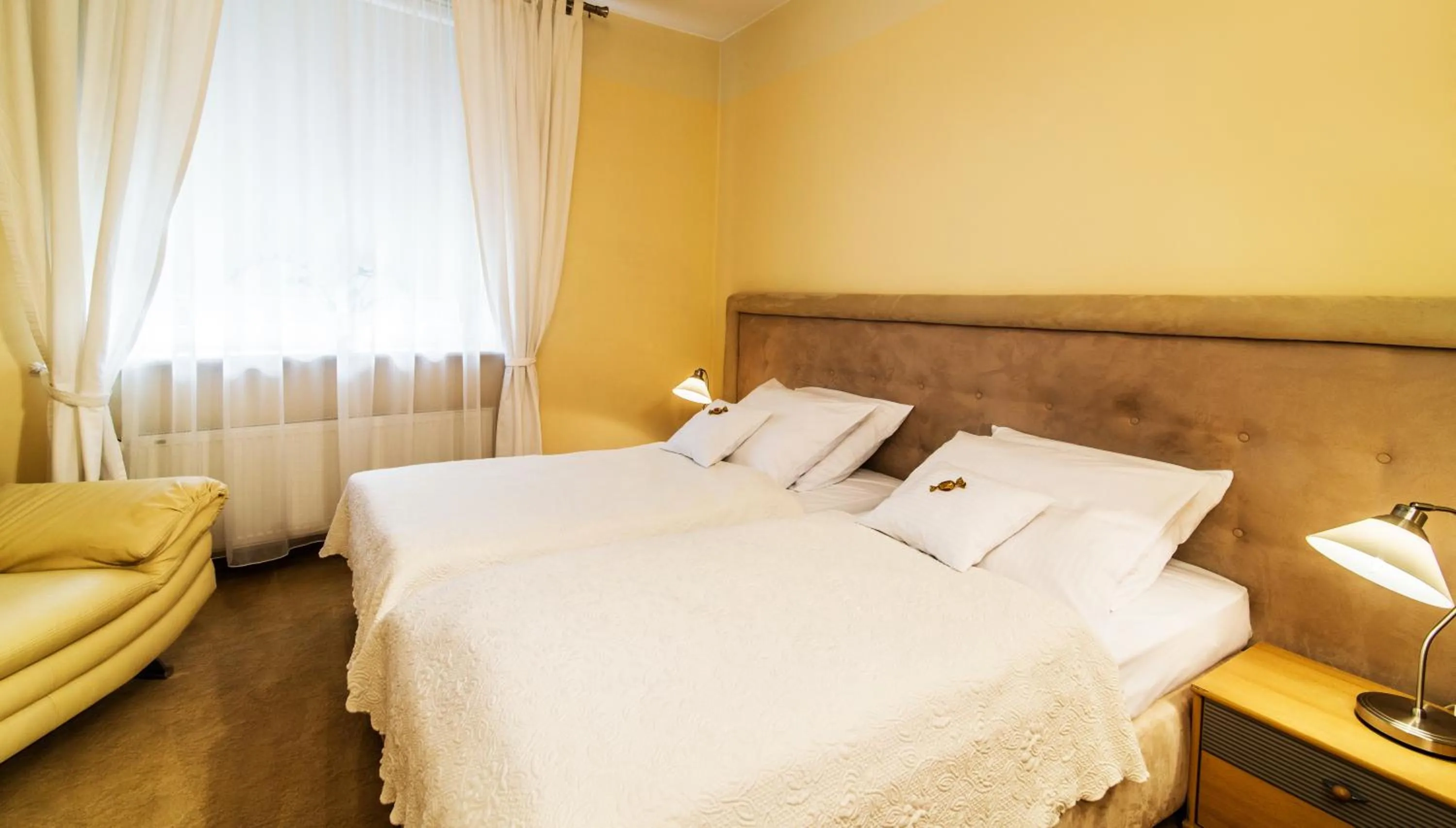 View (from property/room), Bed in Hotel Komeda