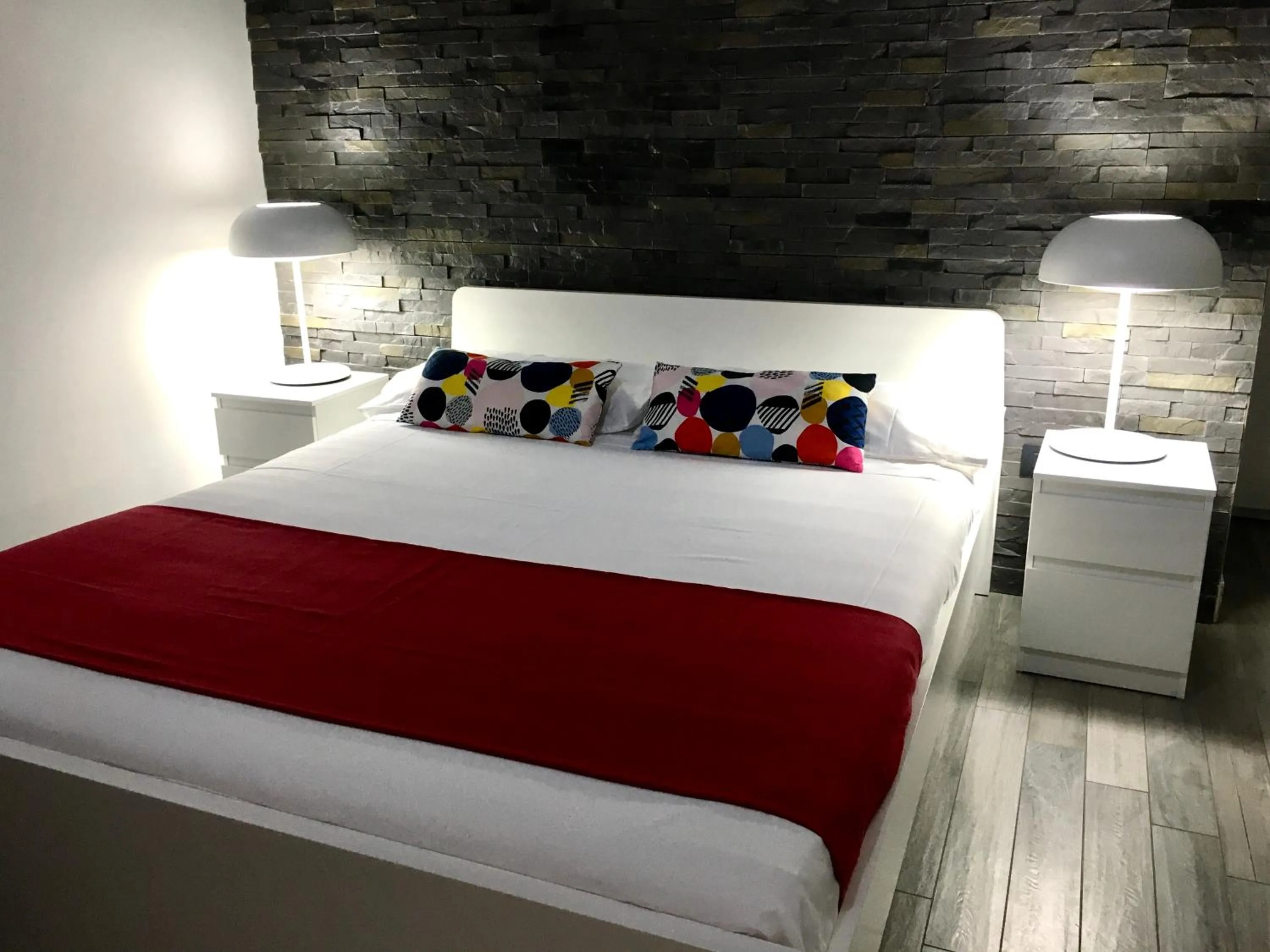 Bed in FRANZ GUEST HOUSE