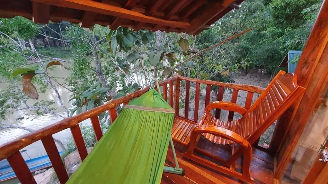 Balcony/Terrace in Green Bamboo Lodge Resort