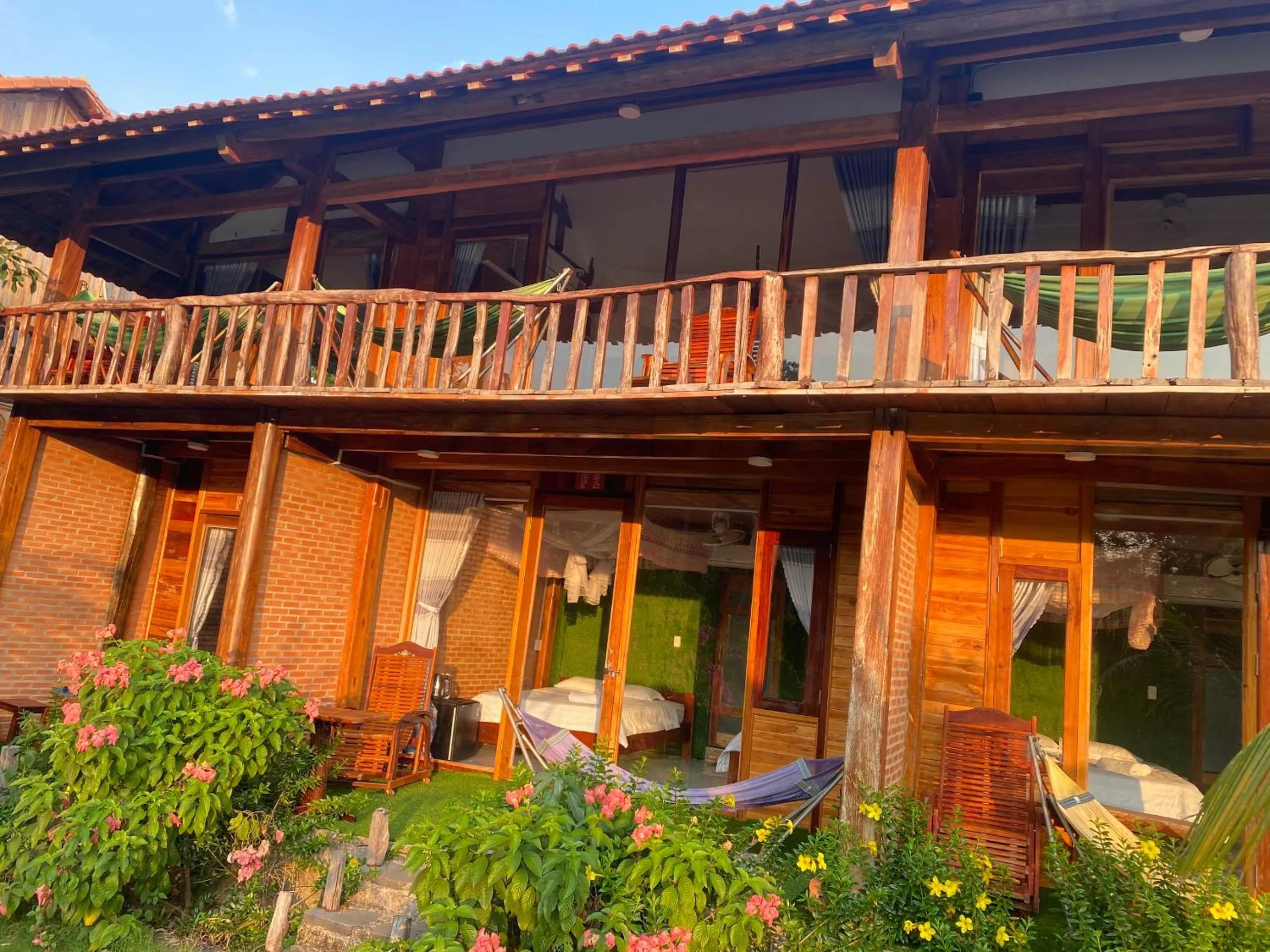 Balcony/Terrace in Green Bamboo Lodge Resort