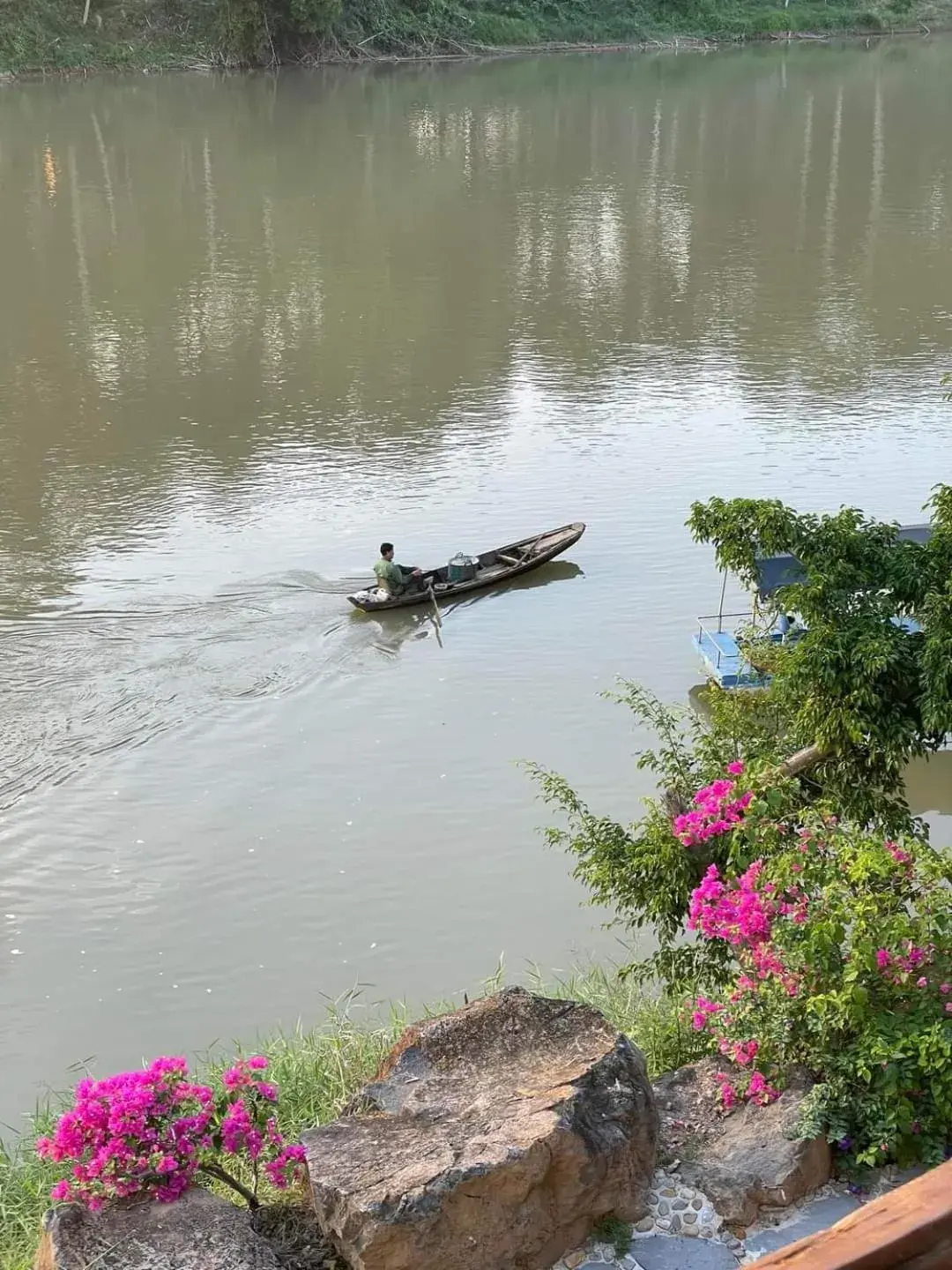 River view in Green Bamboo Lodge Resort River view in Green Bamboo Lodge Resort