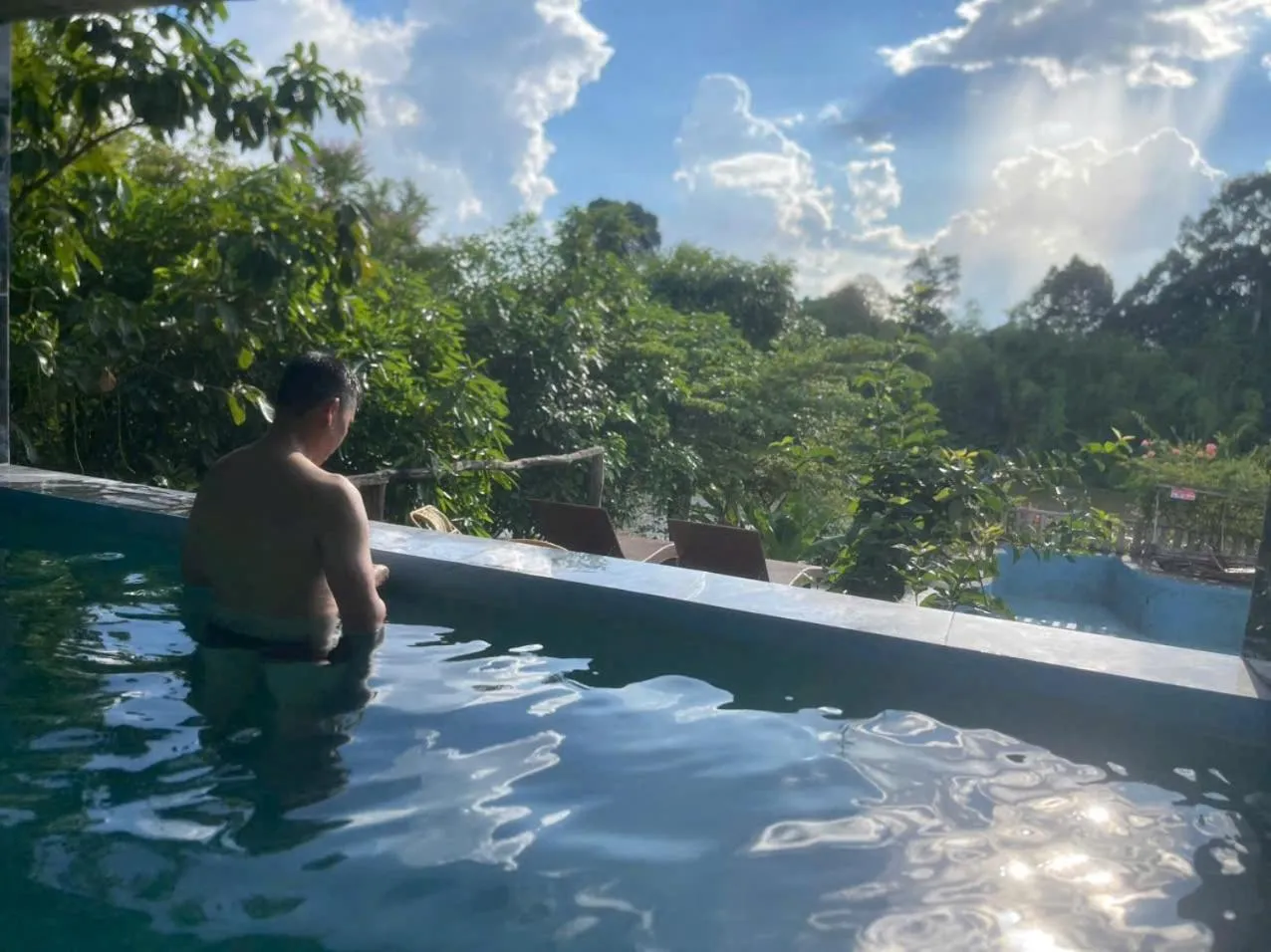 Swimming pool in Green Bamboo Lodge Resort