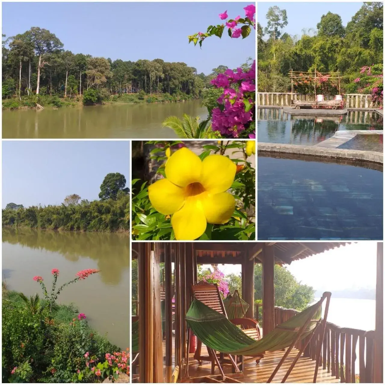 Swimming pool in Green Bamboo Lodge Resort Swimming pool in Green Bamboo Lodge Resort