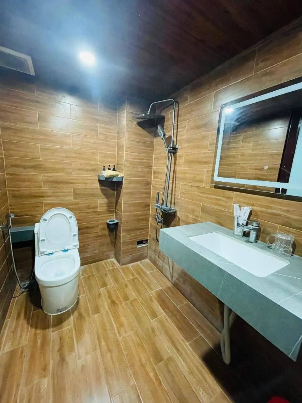 Toilet in Green Bamboo Lodge Resort