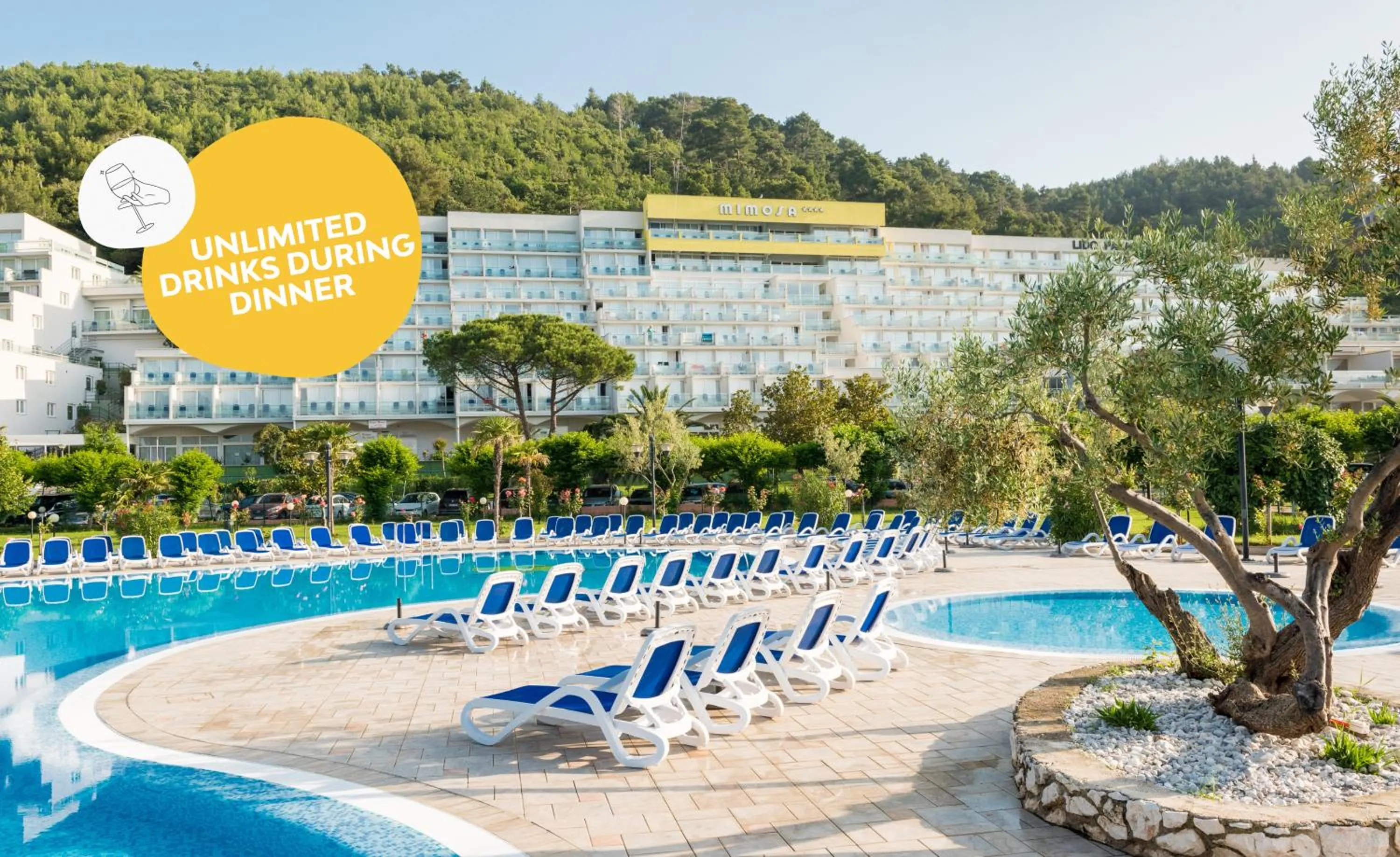 Property building in MASLINICA Mimosa Lido Palace Hotel