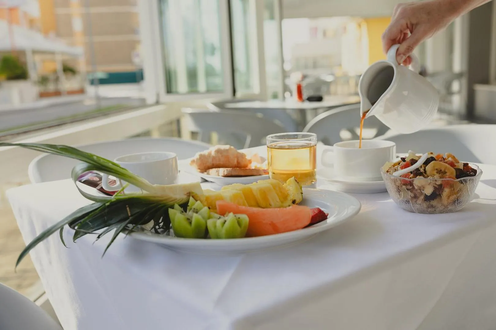 Buffet breakfast in Hotel Bristol