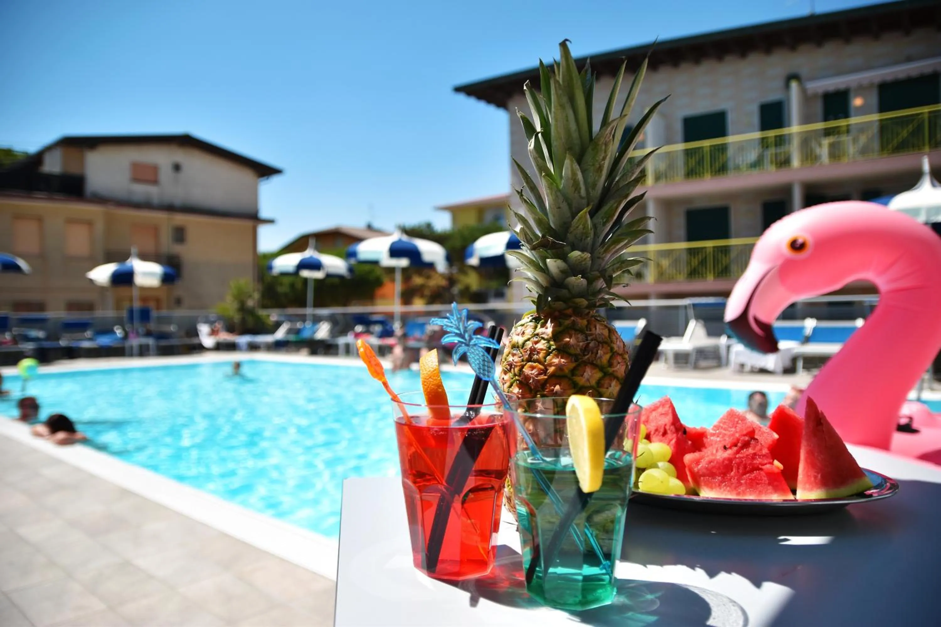 Swimming pool in Hotel Bristol