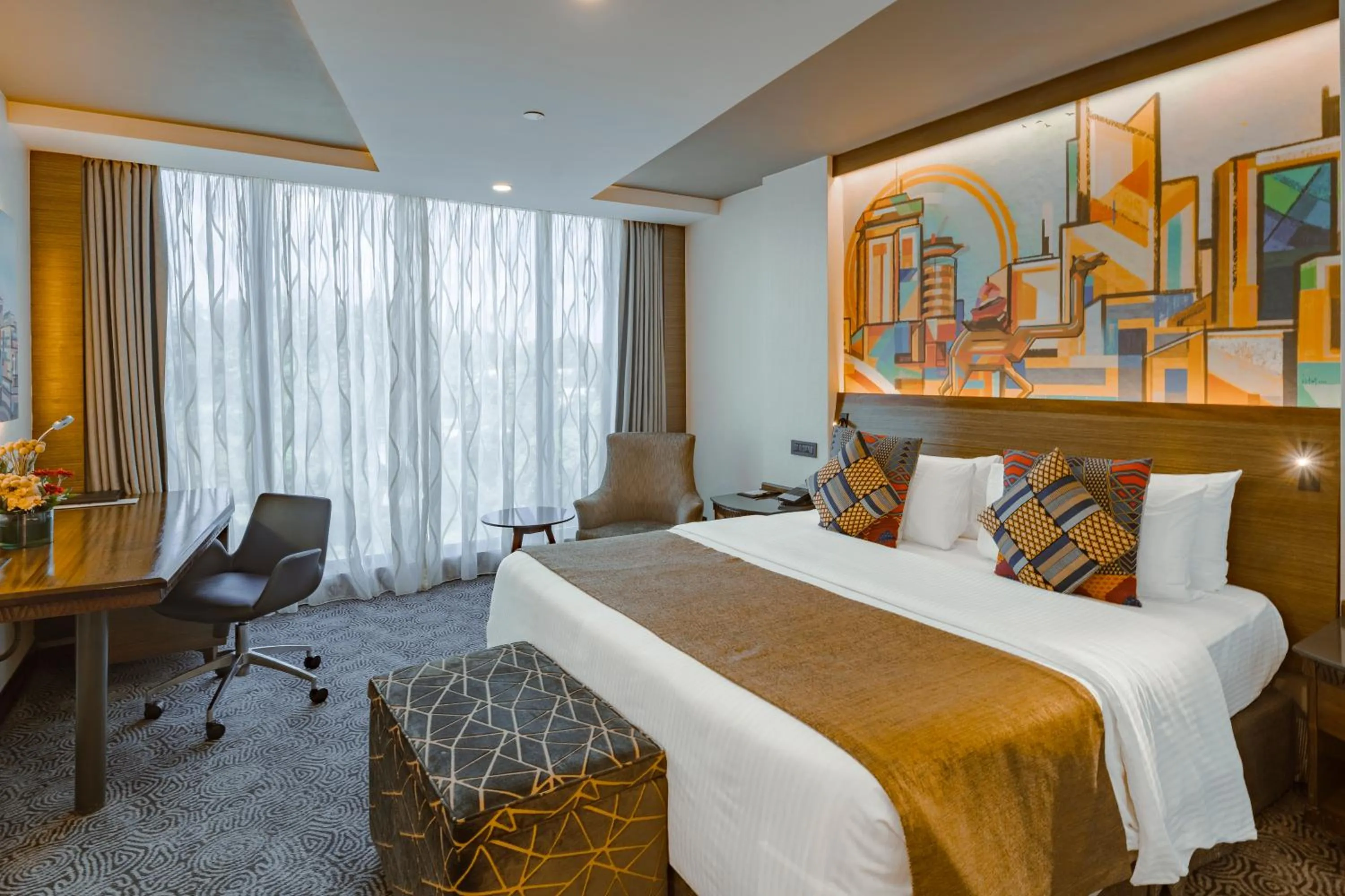 Bed in Sarova Panafric Hotel