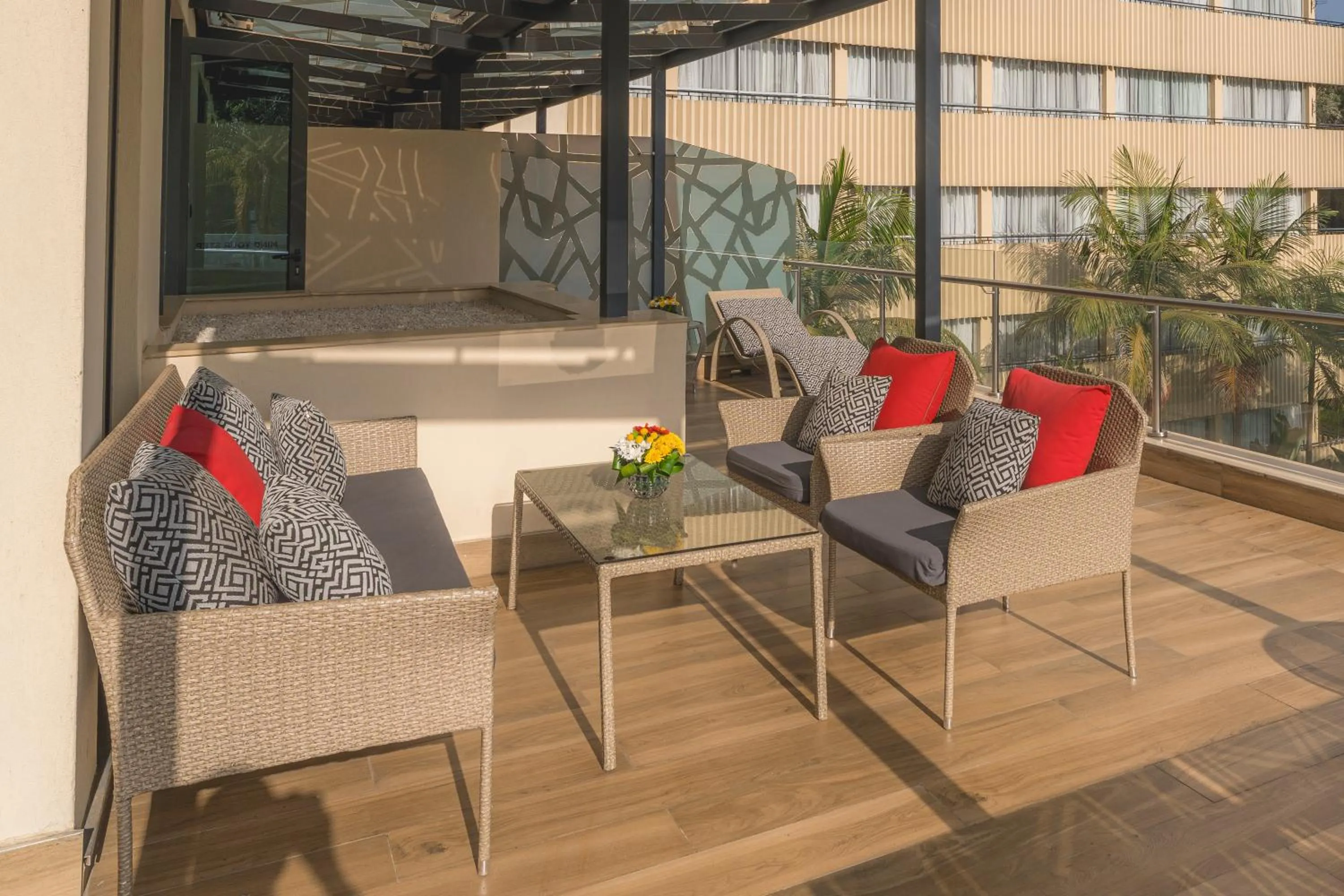 Patio in Sarova Panafric Hotel